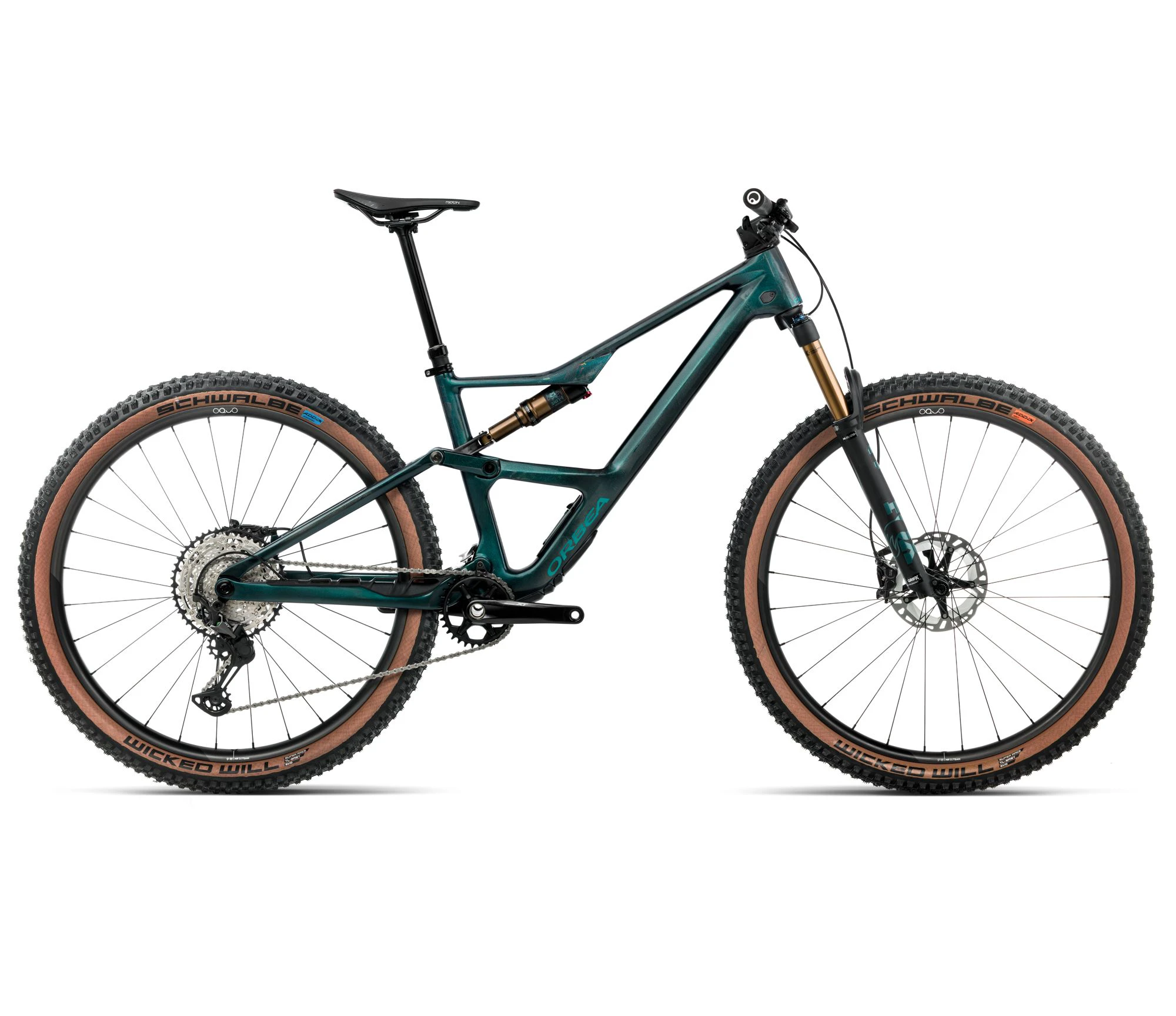 Orbea OCCAM SL M10 (2026) - bicicletă MTB Trail full suspension - Escape Green | Carbon View Gloss - 160894