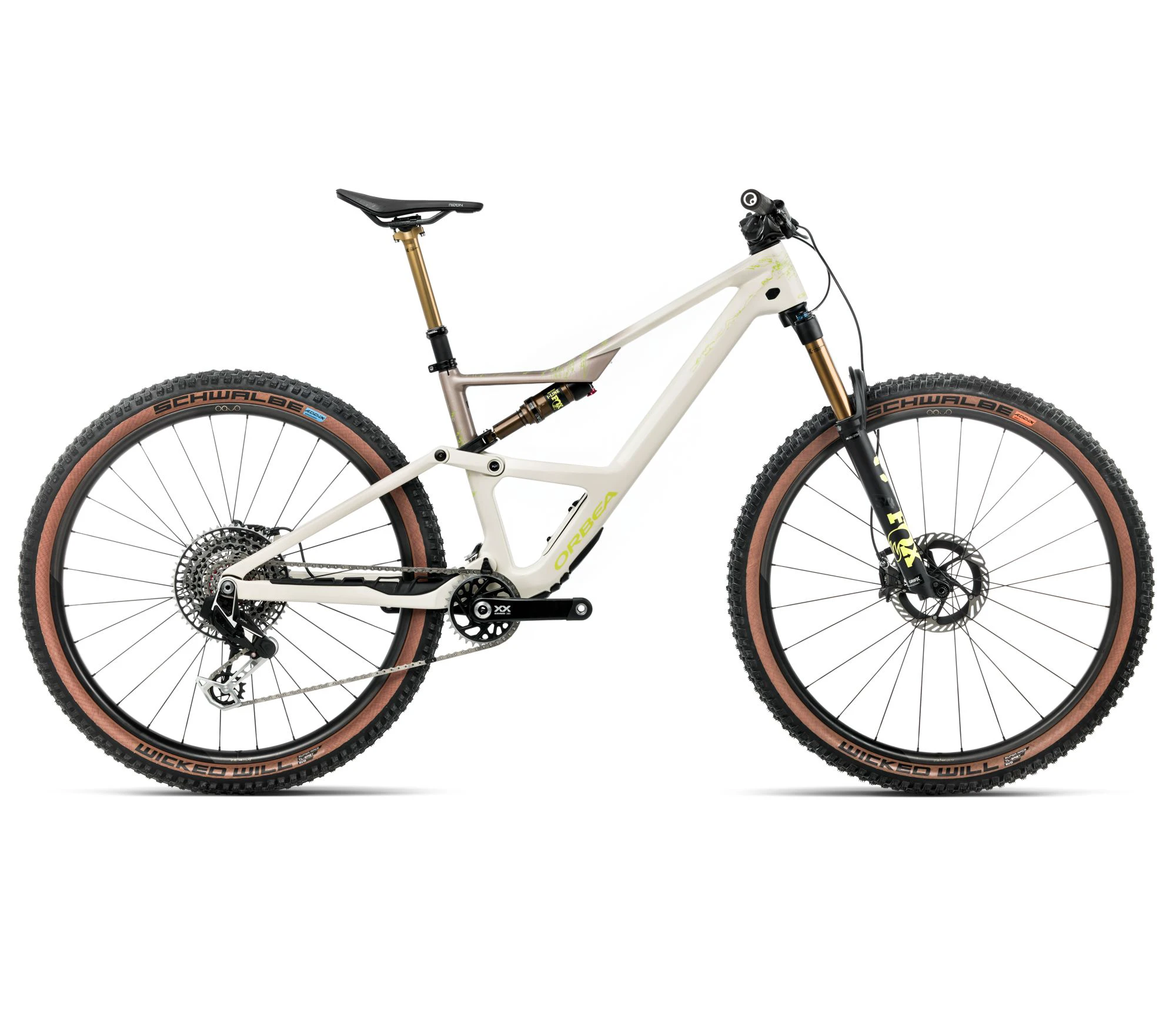 Orbea OCCAM SL M-LTD (2026) - bicicletă MTB Trail full suspension - Ivory White | Nickel (Gloss) - 160914