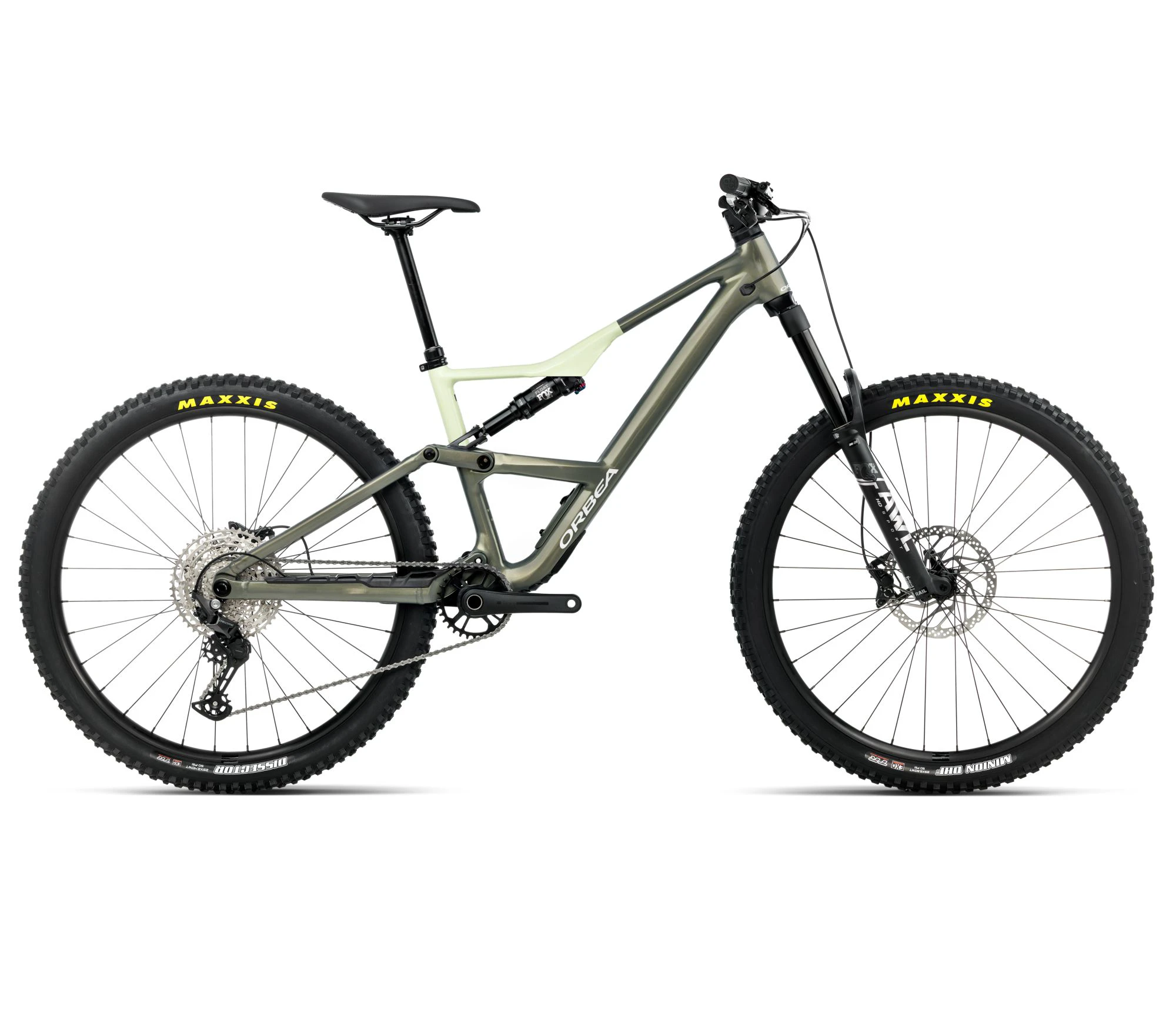 1. Orbea OCCAM LT H30 (2026) - bicicletă MTB All Mountain full suspension - Spaceship Green | Acid Gum (Gloss)