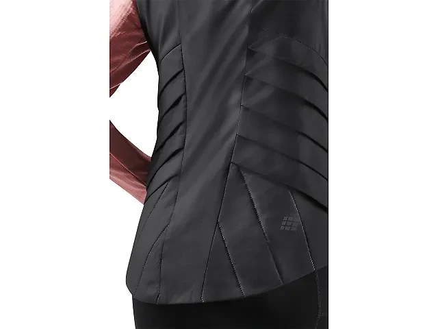 5. Vestă alergare iarnă CEP Winter Run Vest W | protecție vânt, rezistentă apă - black