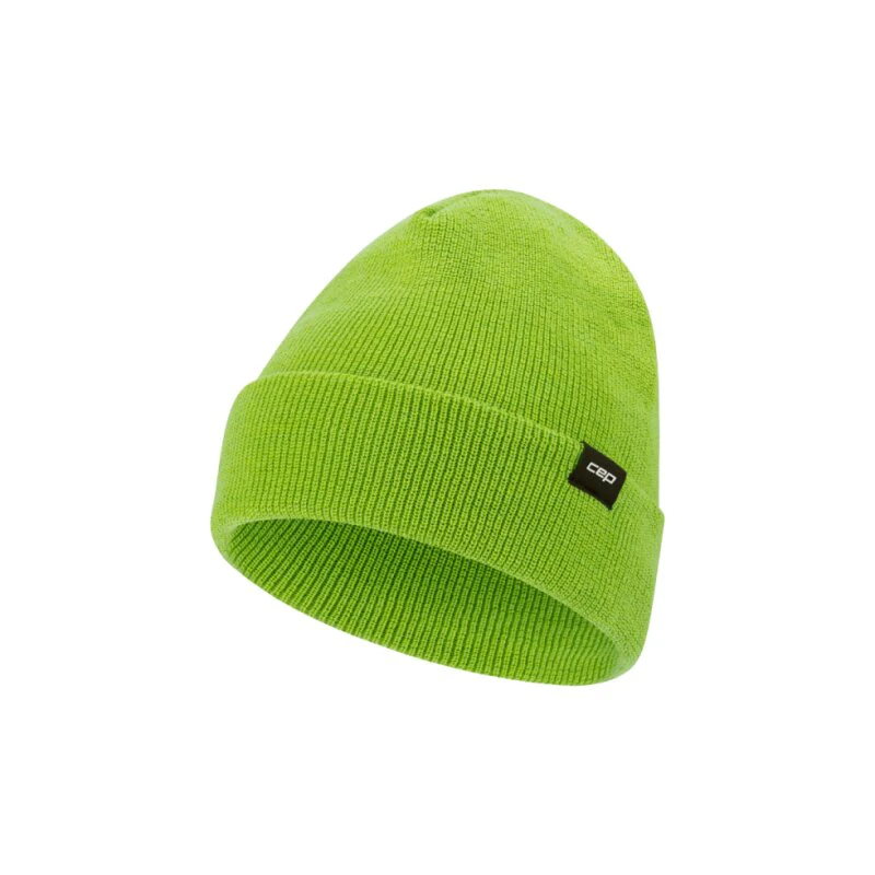 Căciulă alergare termală CEP Core Run Thermal Beanie | protecție vânt - lime - 160306
