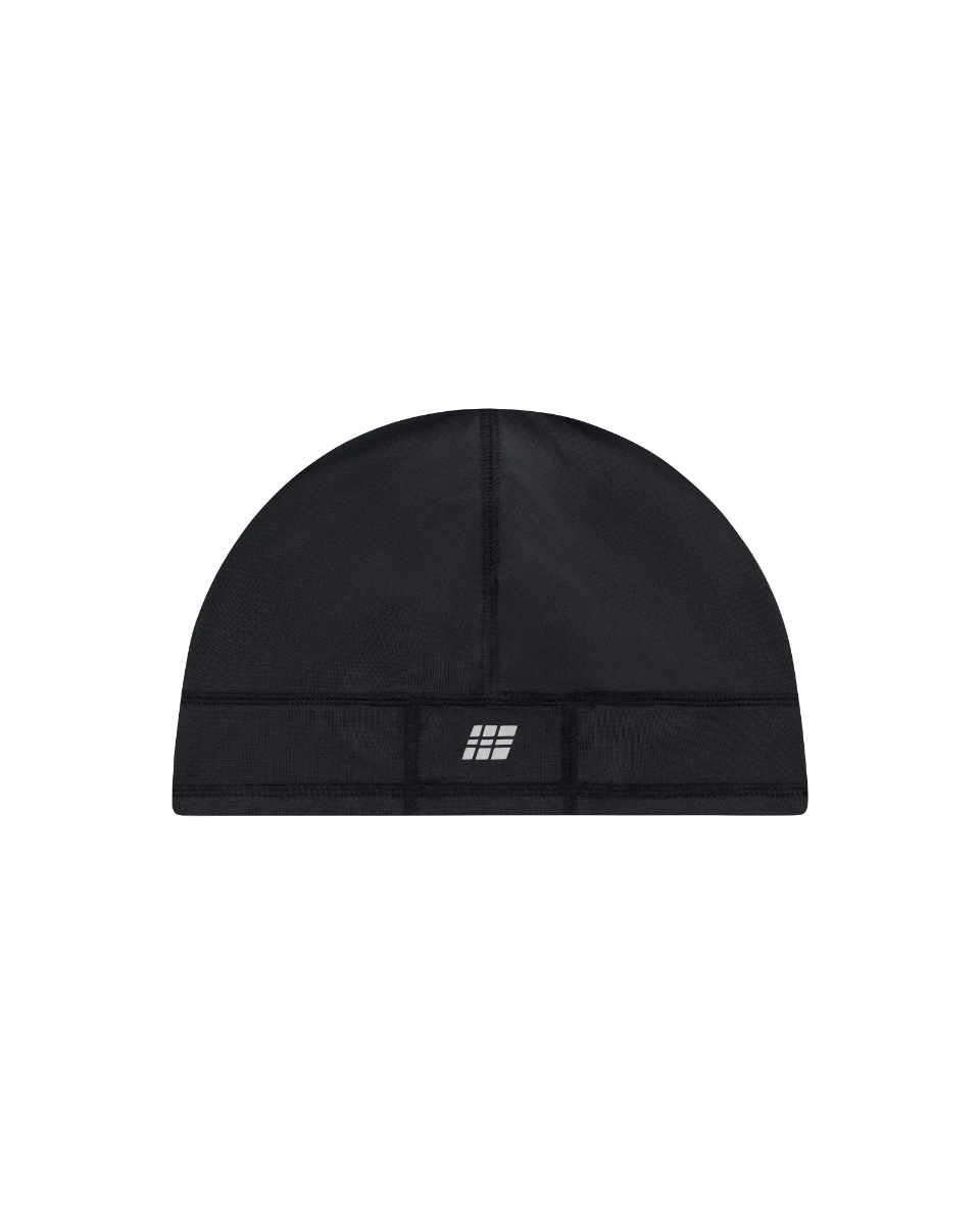 4. Căciulă alergare termală CEP Core Run Thermal Beanie | protecție vânt - black