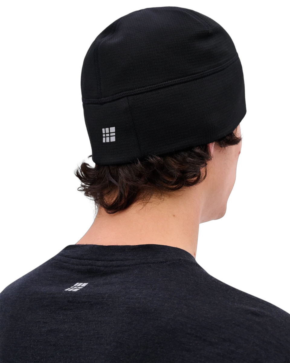 6. Căciulă alergare termală CEP Core Run Thermal Beanie | protecție vânt - black