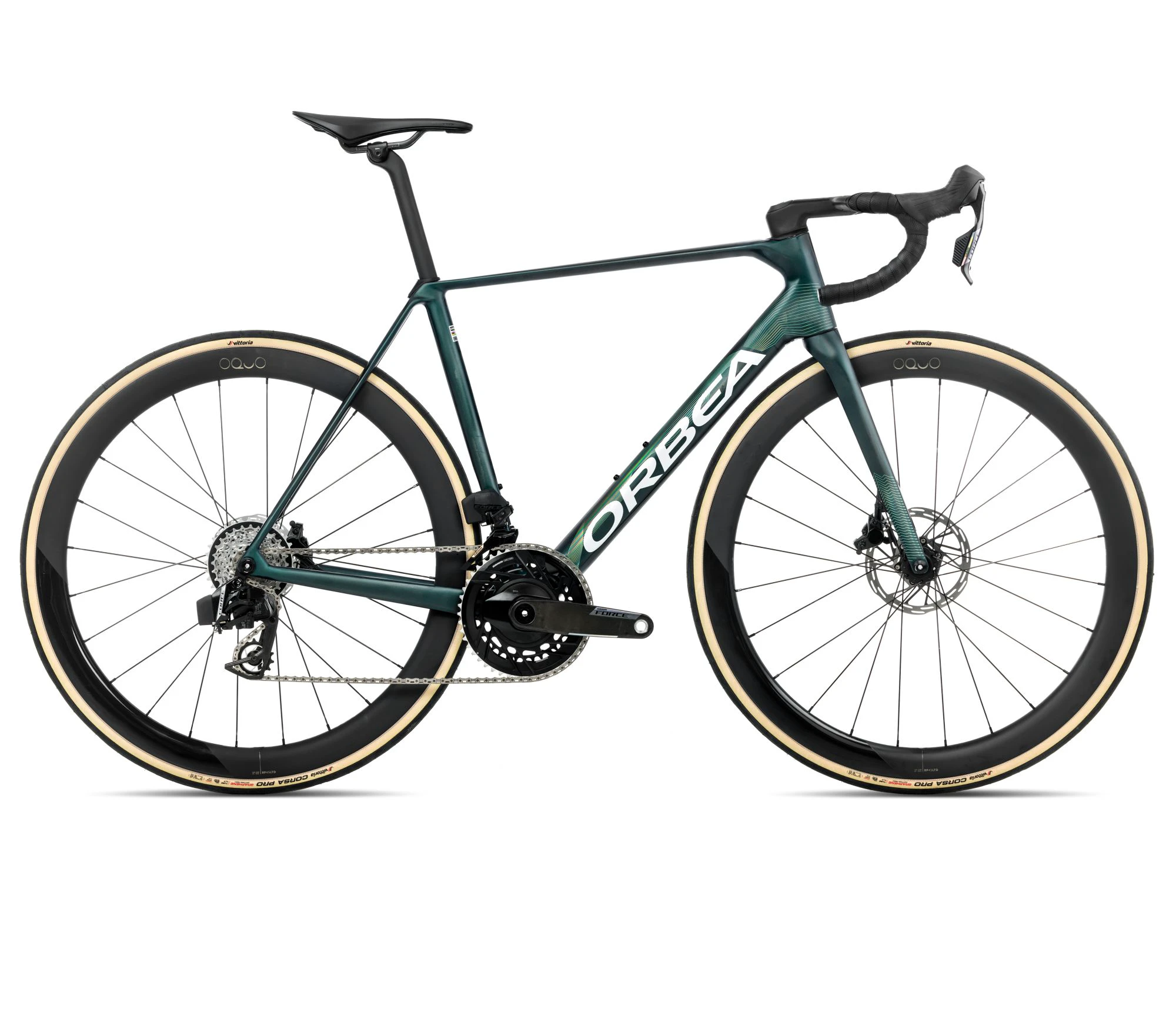 Orbea ORCA M21eLTD PWR (2026) - bicicletă șosea race - Escape Green | Carbon View Matt - 161855