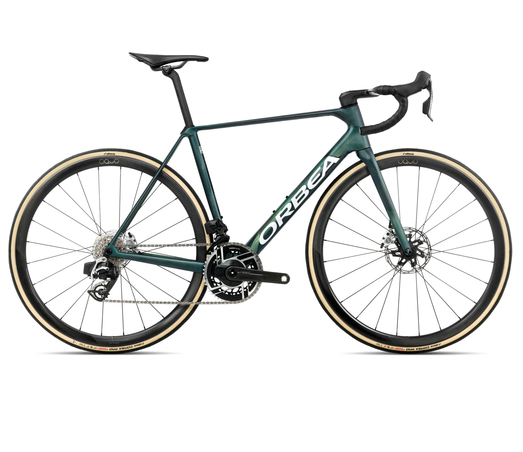 Orbea ORCA M11eLTD PWR (2026) - bicicletă șosea race - Escape Green | Carbon View Matt - 161897