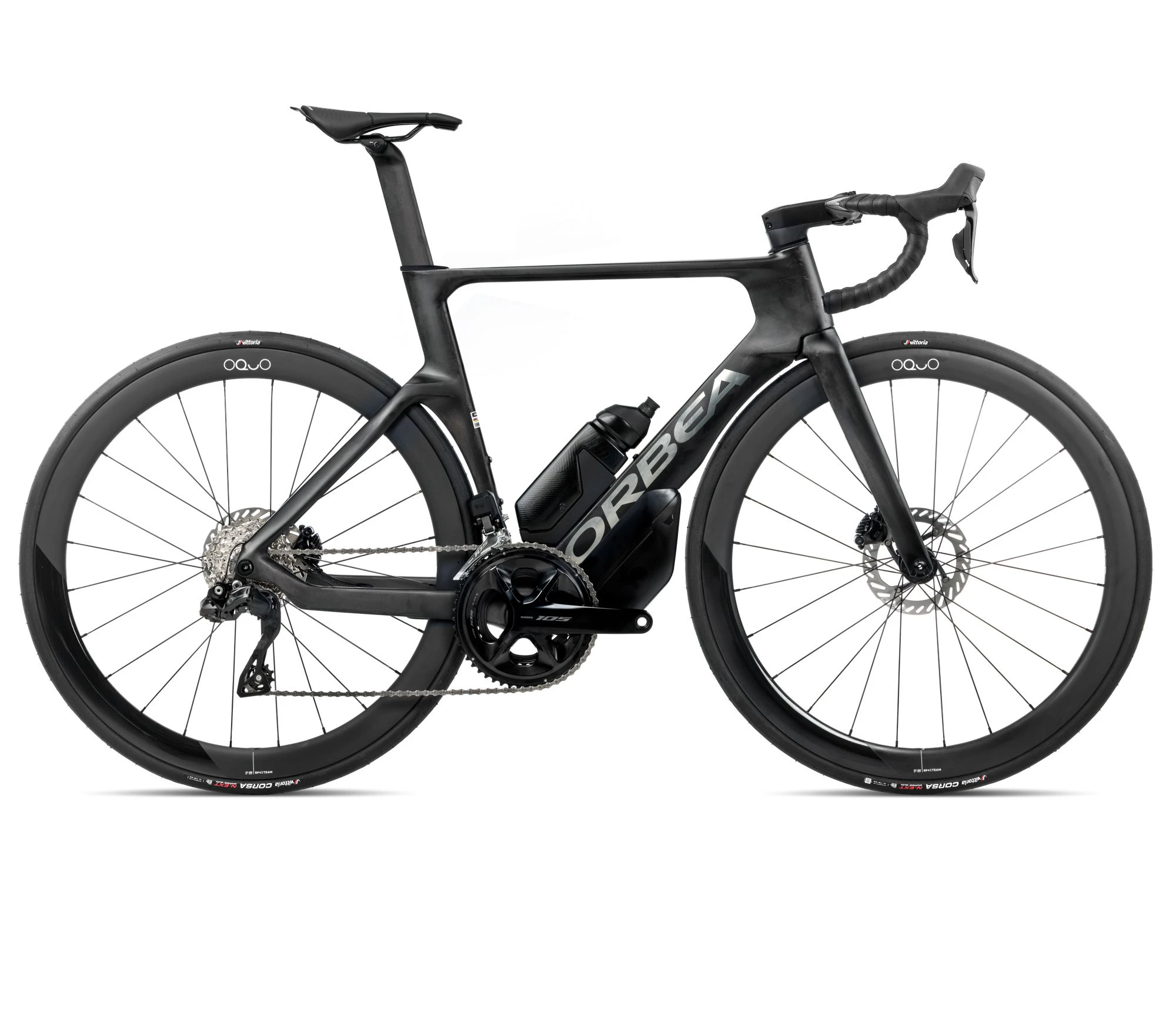 Orbea ORCA AERO M35iLTD PWR (2026) - bicicletă șosea race aero - Carbon Raw | Titanium (Matt) - 161955