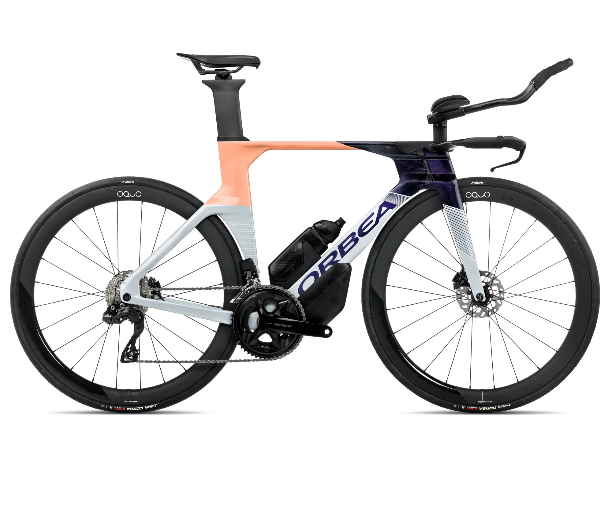 Orbea ORDU M30iLTD (2026) - bicicletă șosea triatlon - Halo Silver | Tanzanite | Orange Cloud (Gloss) - 161267