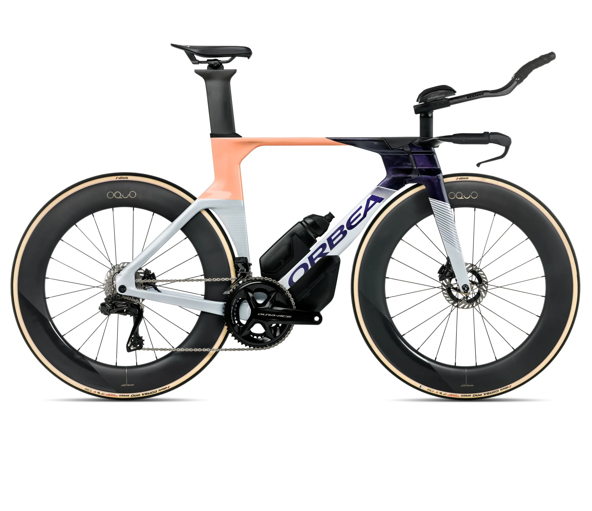 Orbea ORDU M10iLTD (2026) - bicicletă șosea triatlon - Halo Silver | Tanzanite | Orange Cloud (Gloss) - 161287
