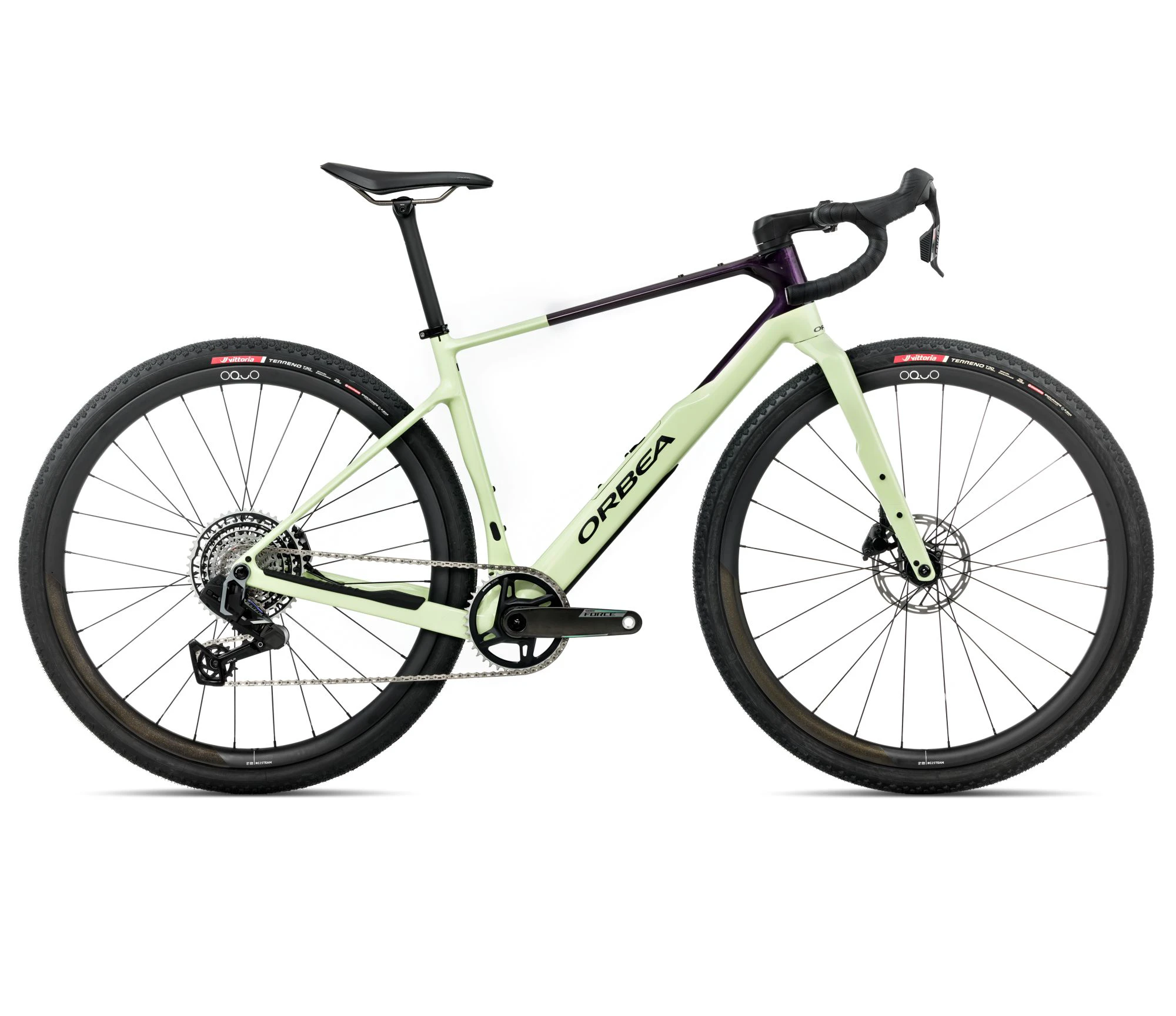 Orbea TERRA M21eTEAM 1X (2026) - bicicletă gravel - Acid Gum | Fantasy Purple Carbon View (Gloss) - 161471