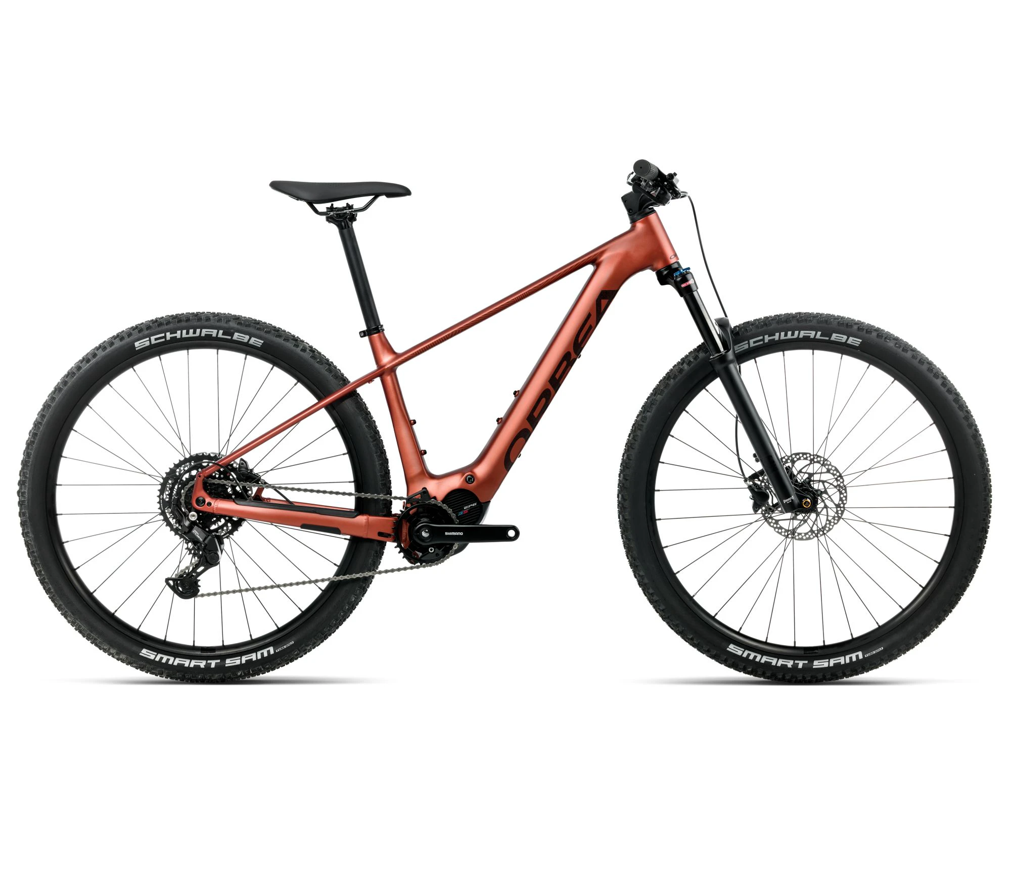 Orbea URRUN 30 (2026) - bicicletă electrică MTB hardtail - Mars Red (Matt) | Cosmic Bronze (Gloss) - 162532