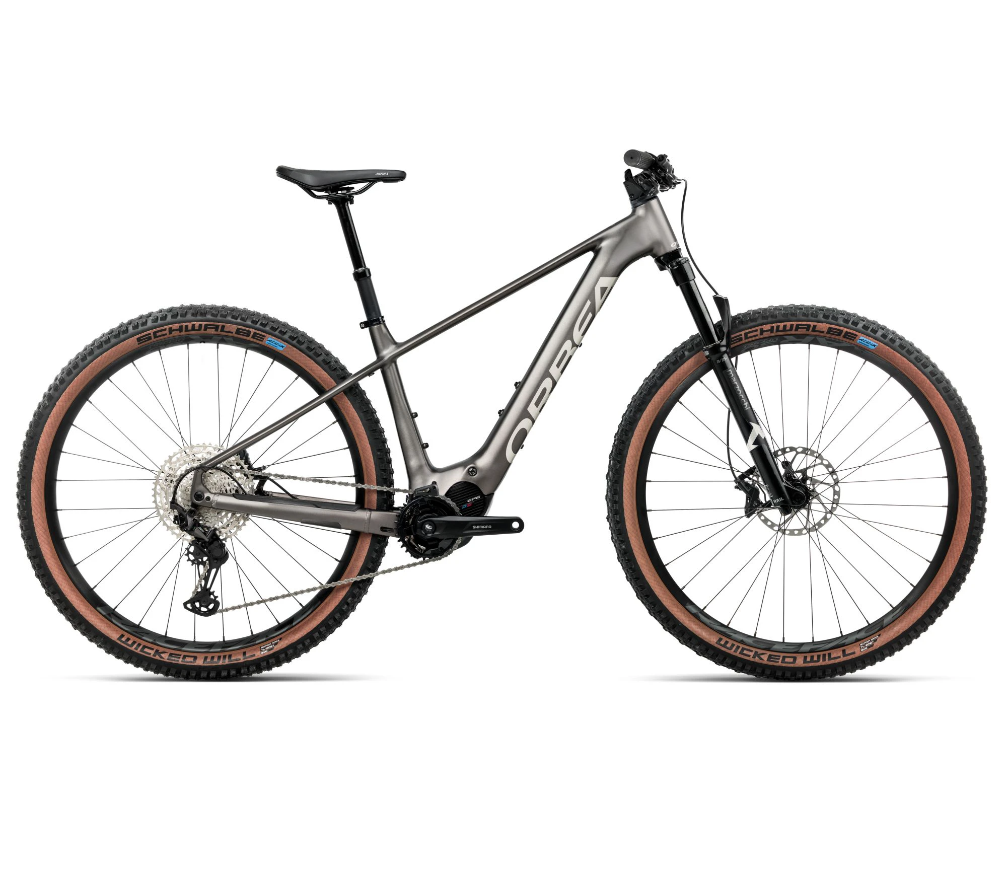 Orbea URRUN 10 (2026) - bicicletă electrică MTB hardtail - Magnetic Bronze (Matt) | Silver (Gloss) - 162545