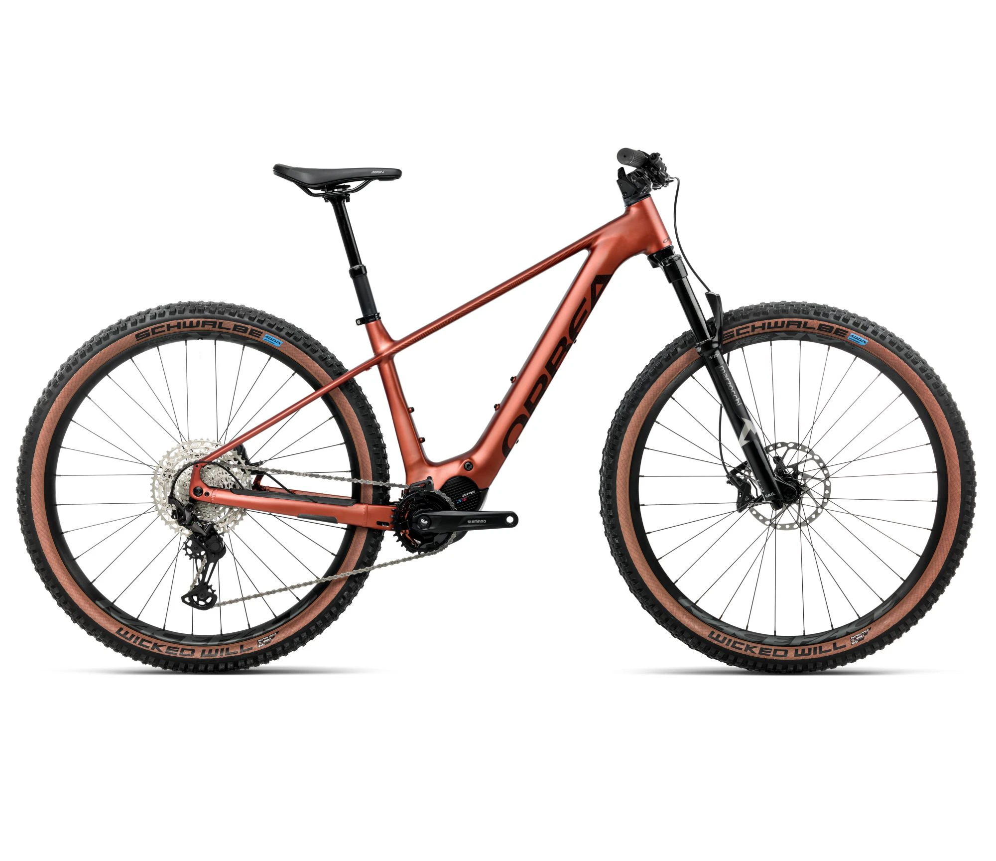 Orbea URRUN 10 (2026) - bicicletă electrică MTB hardtail - Mars Red (Matt) | Cosmic Bronze (Gloss) - 162553
