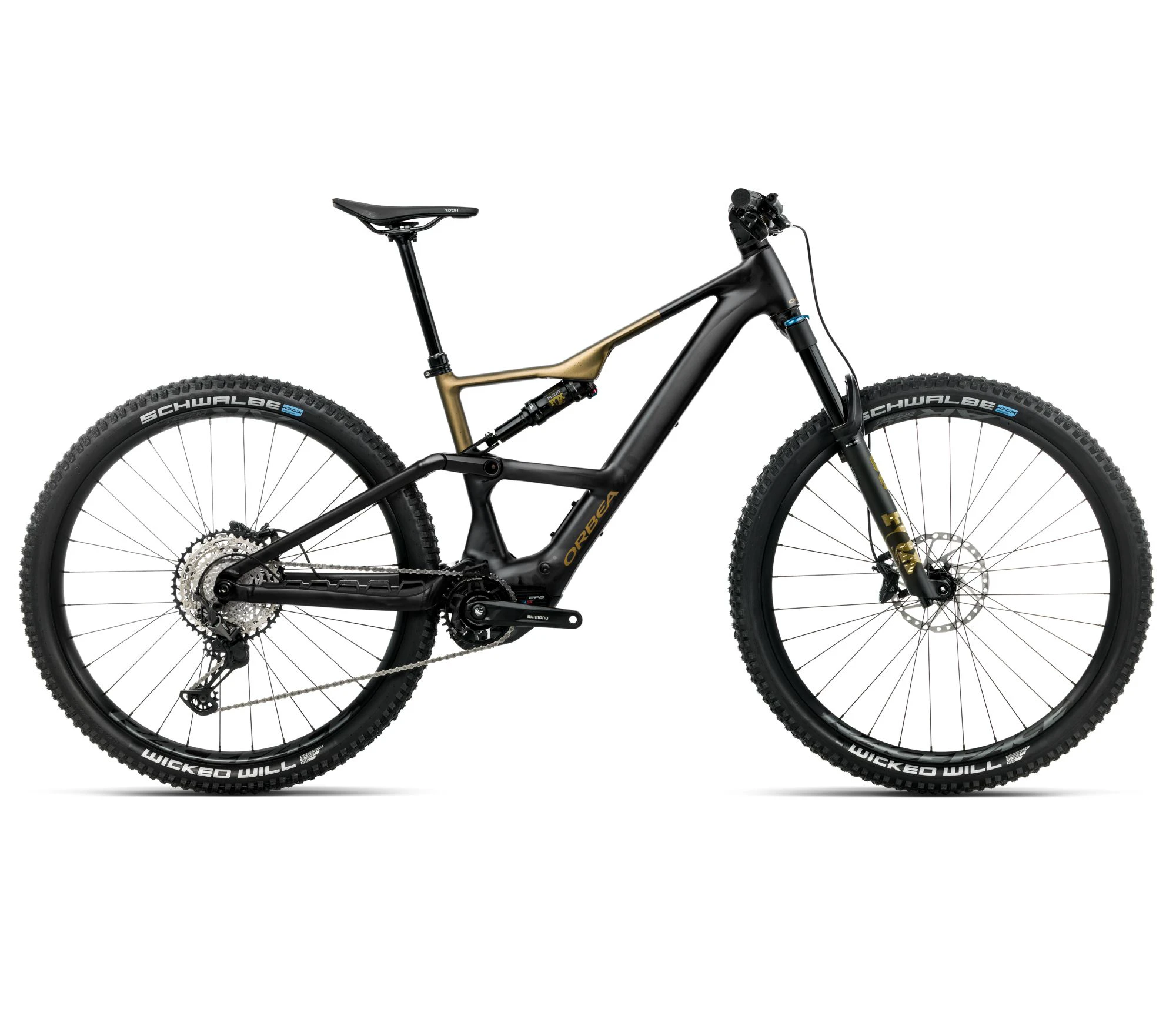 Orbea RISE SL H10 (2026) - bicicletă electrică eMTB Trail - Diamond Black | Splash Olive Green (Matt) - 162561