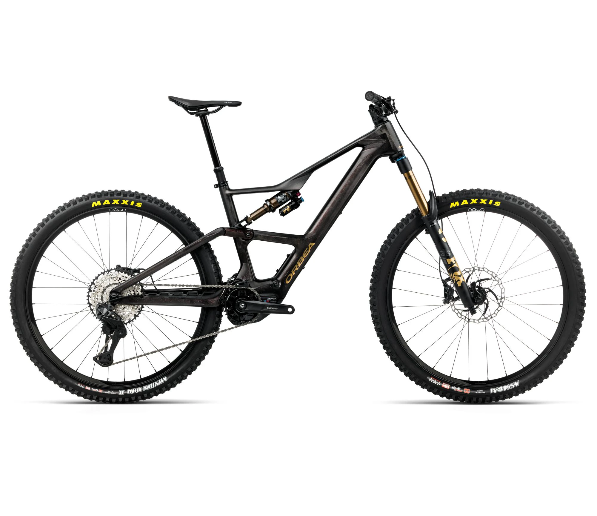 Orbea RISE LT M10 630W (2026) - bicicletă electrică eMTB Trail - Cosmic Carbon View | Golden Sand (Gloss) - 162713