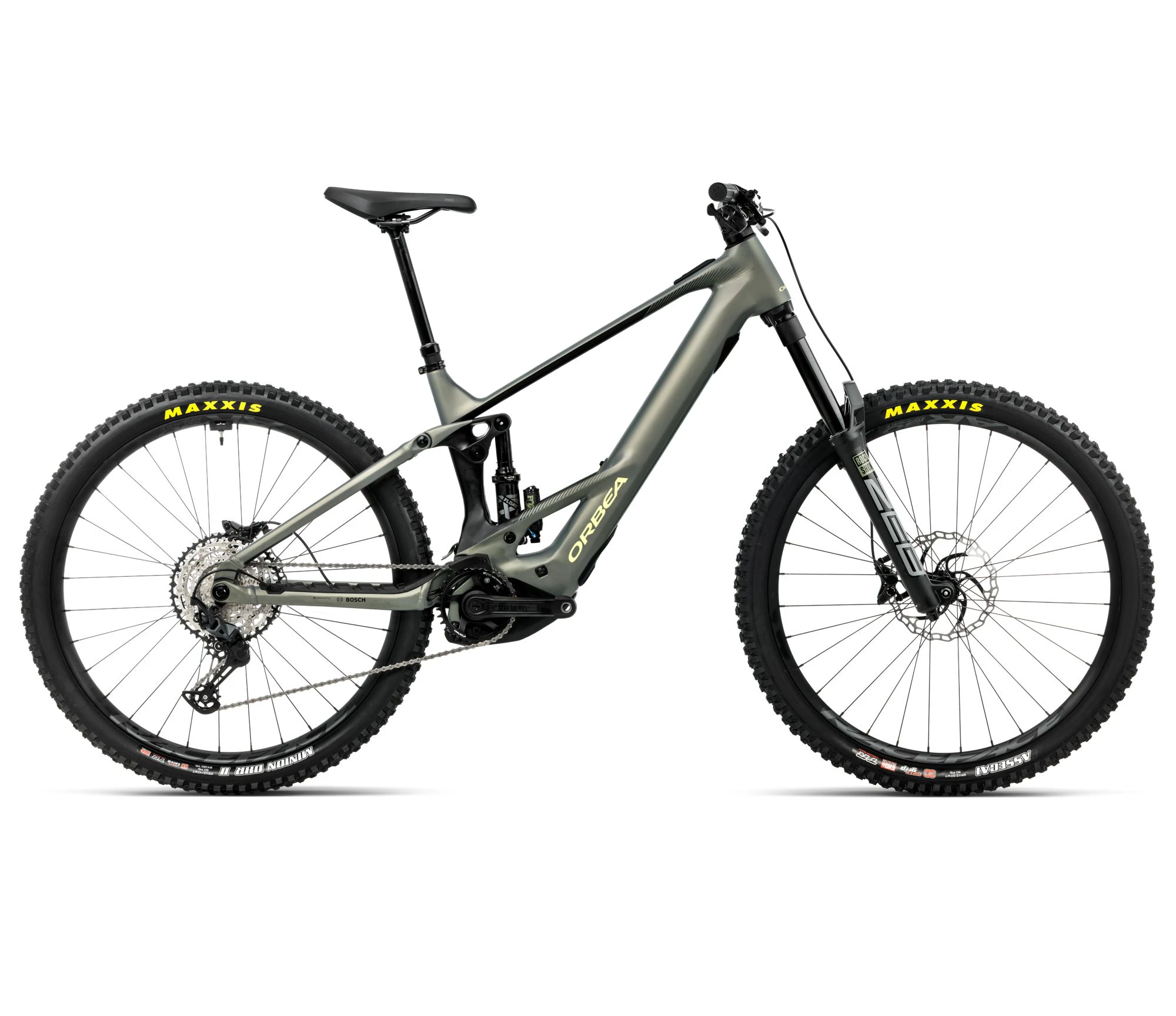1. Orbea WILD Mullet H20 (2026) - bicicletă electrică eMTB Enduro - Spacehip Green | Black Matt