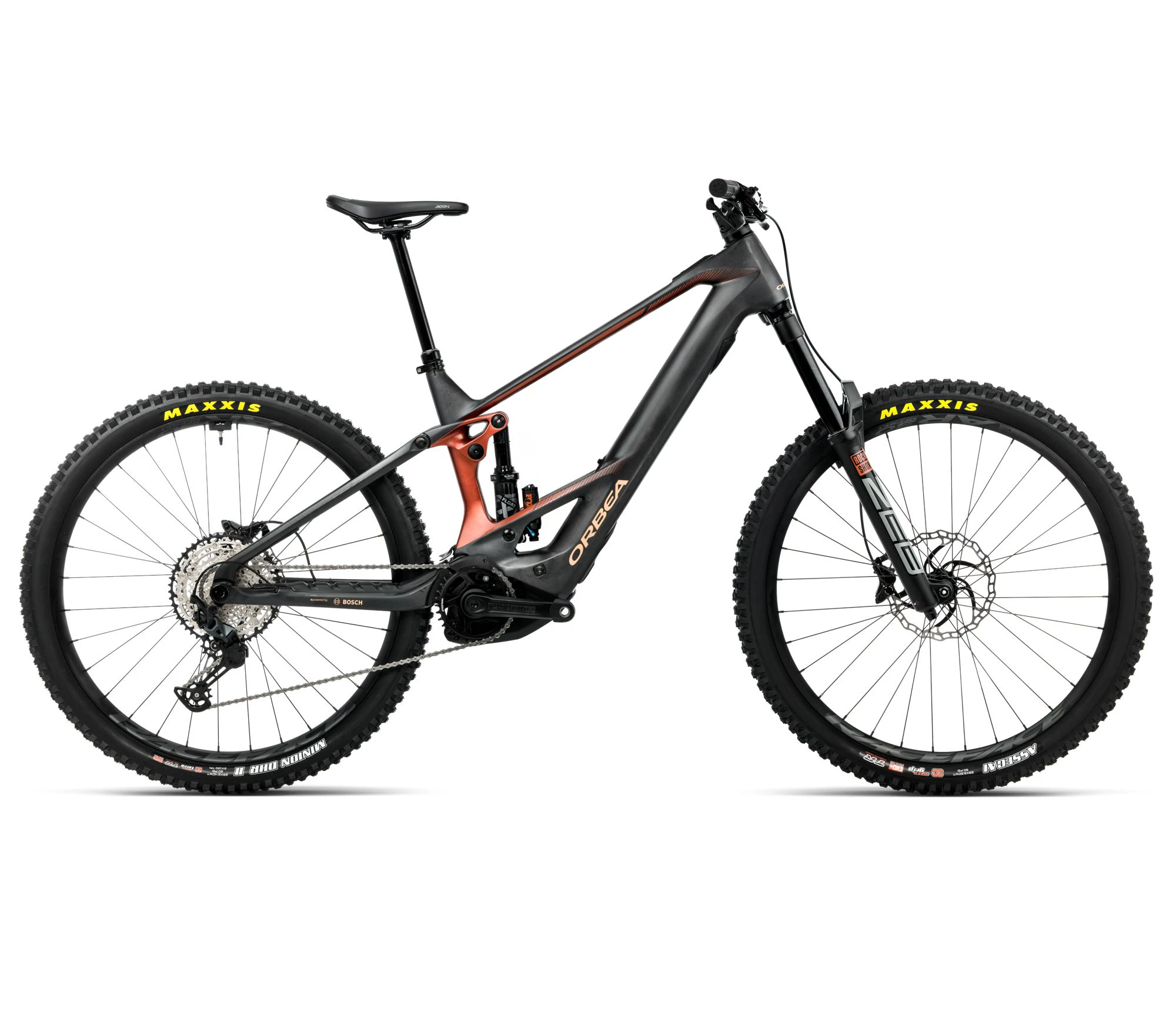 1. Orbea WILD Mullet M20 (2026) - bicicletă electrică eMTB Enduro - Diamond Carbon View (Matt) | Mars Red (Gloss)