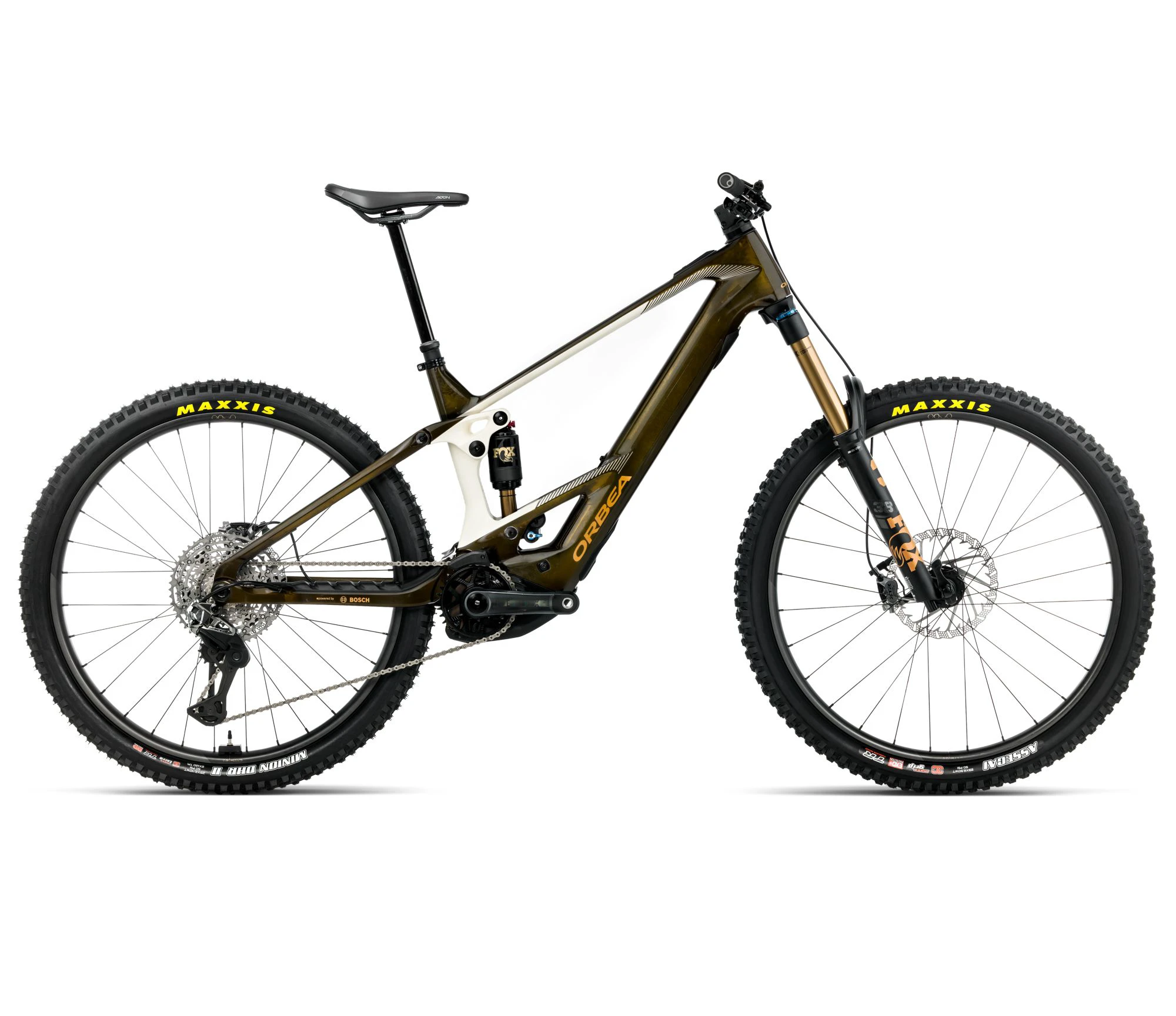 Orbea WILD Mullet M-LTD (2026) - bicicletă electrică eMTB Enduro - Caramel Carbon View (Gloss) | Cream White (Matt) - 162798