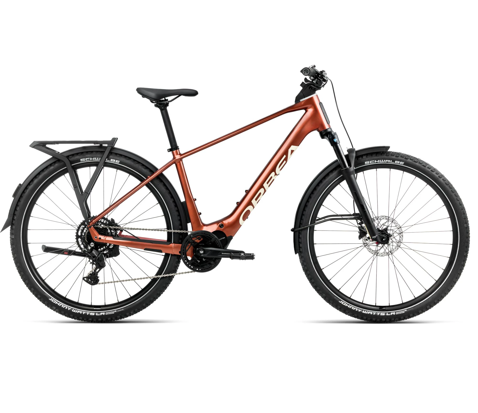 Orbea KEMEN ADV 30 (2026) - bicicletă electrică urbană - Mars Red | Ivory White (Gloss) - 162384