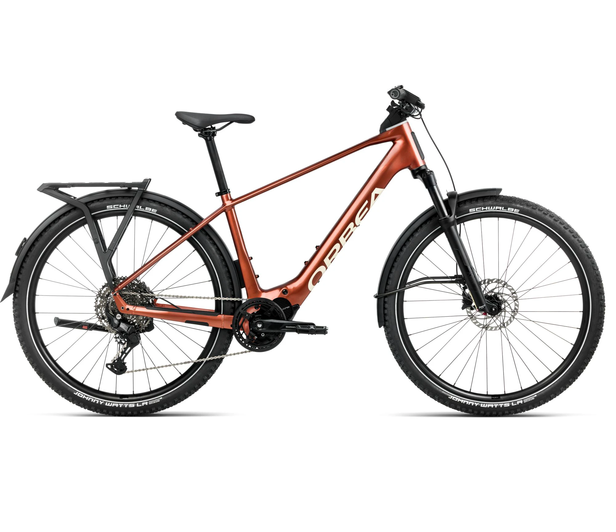Orbea KEMEN ADV 20 (2026) - bicicletă electrică urbană - Mars Red | Ivory White (Gloss) - 162390