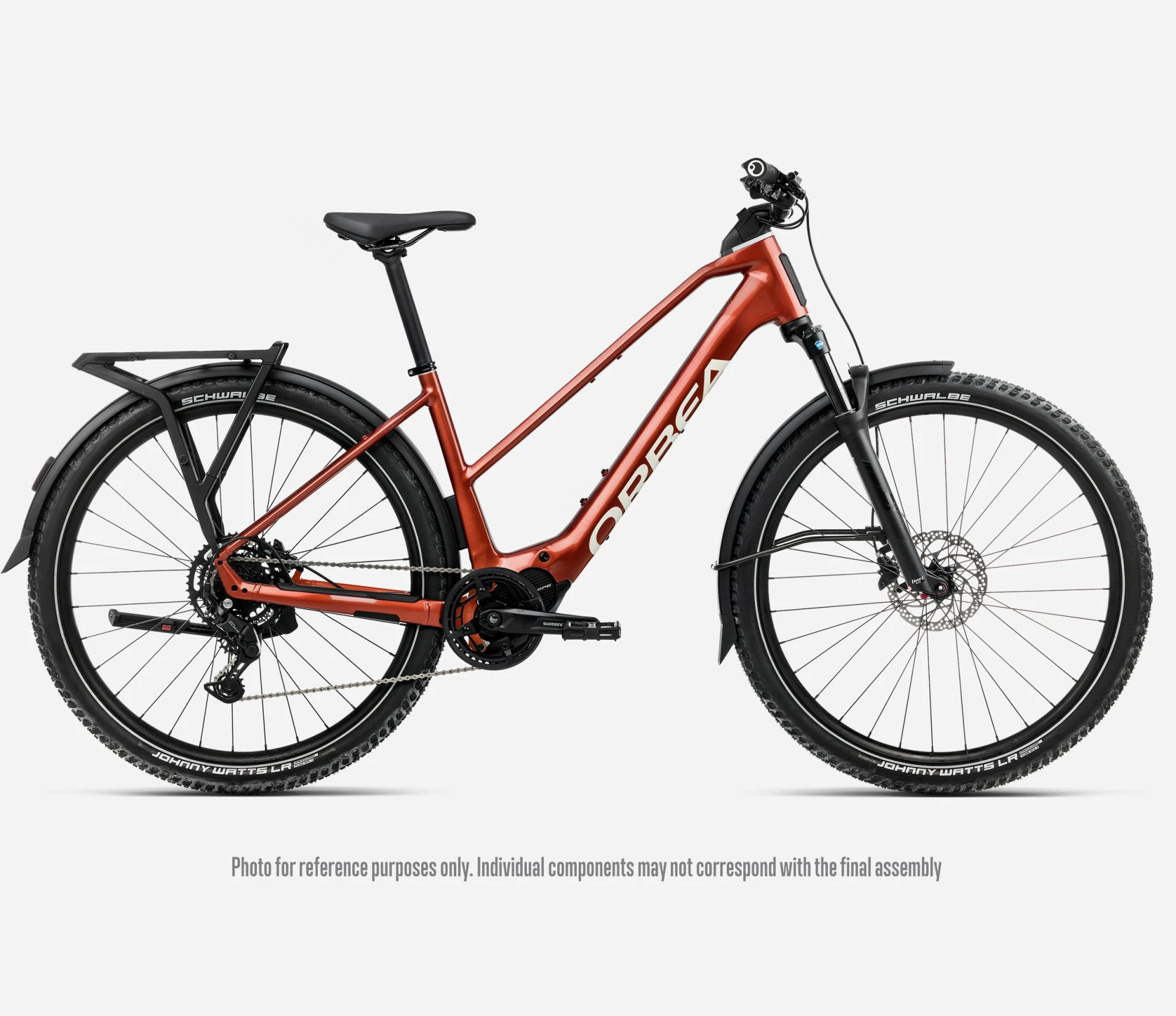 Orbea KEMEN ADV 30 MID (2026) - bicicletă electrică urbană - Mars Red | Ivory White (Gloss) - 162414