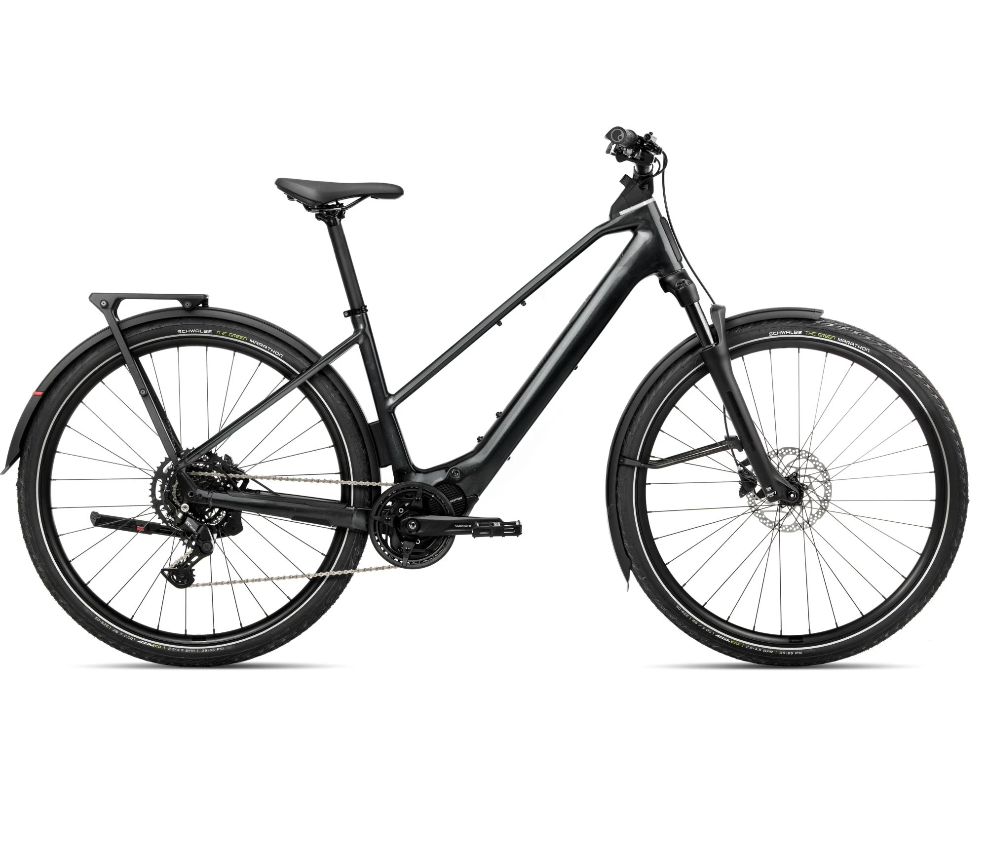 Orbea KEMEN TOUR 30 MID (2026) - bicicletă electrică urbană - Armor Black (Gloss) - 162479