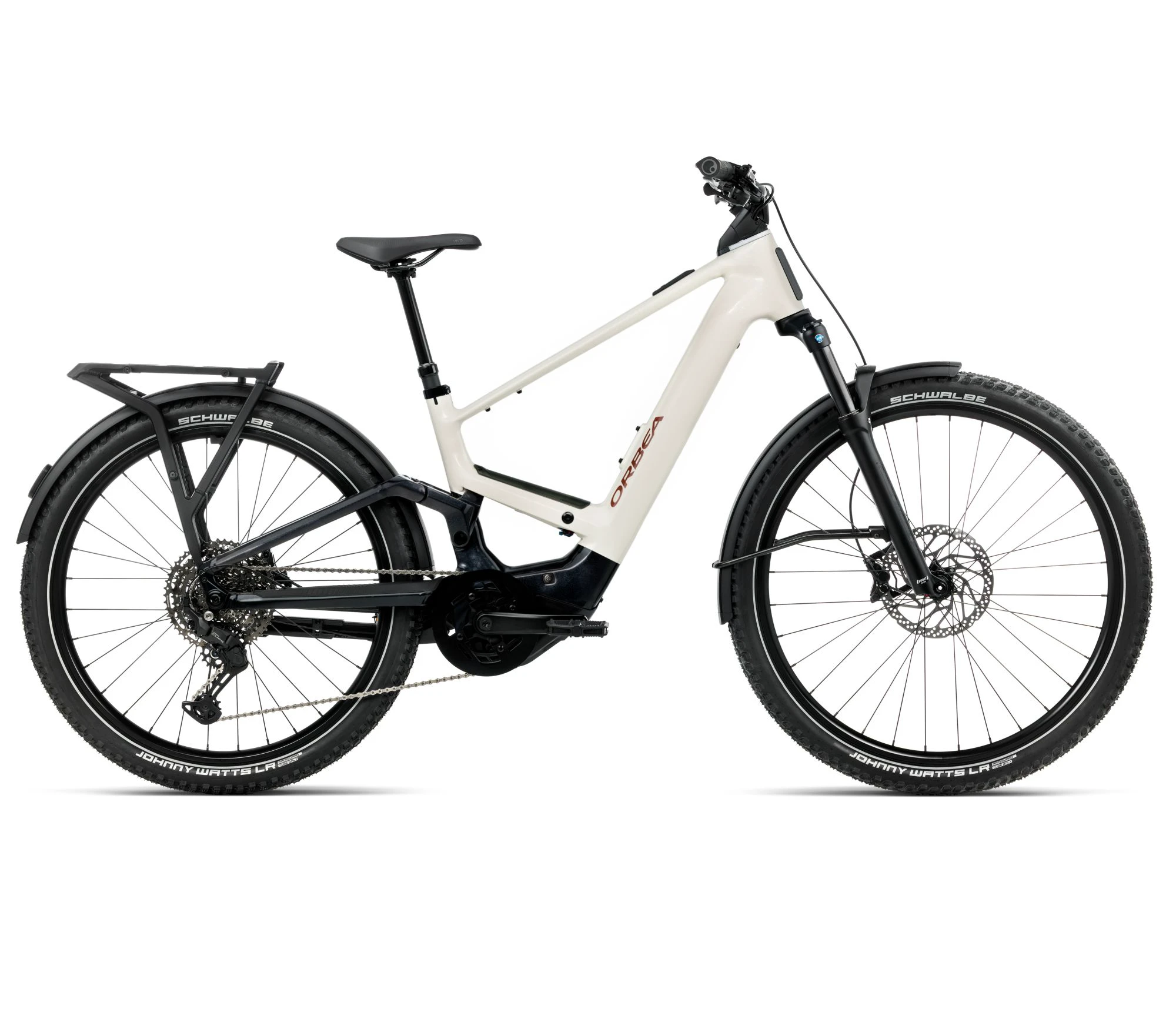 Orbea MUGA 30 (2026) - bicicletă electrică urbană - Ivory White | Black (Gloss) - 162303