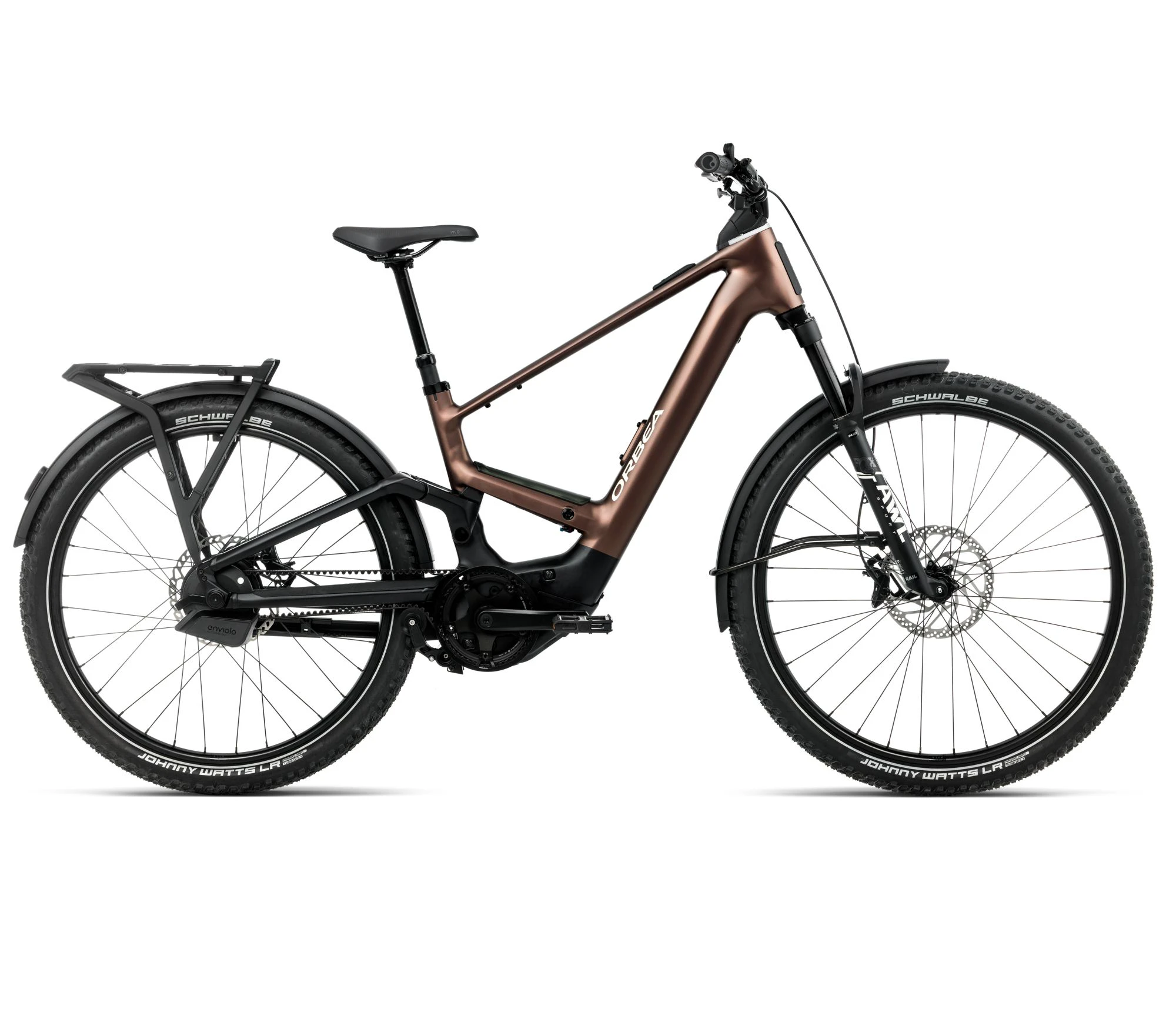Orbea MUGA 10 (2026) - bicicletă electrică urbană - Metallic Rust | Diamond Black (Matt) - 162326