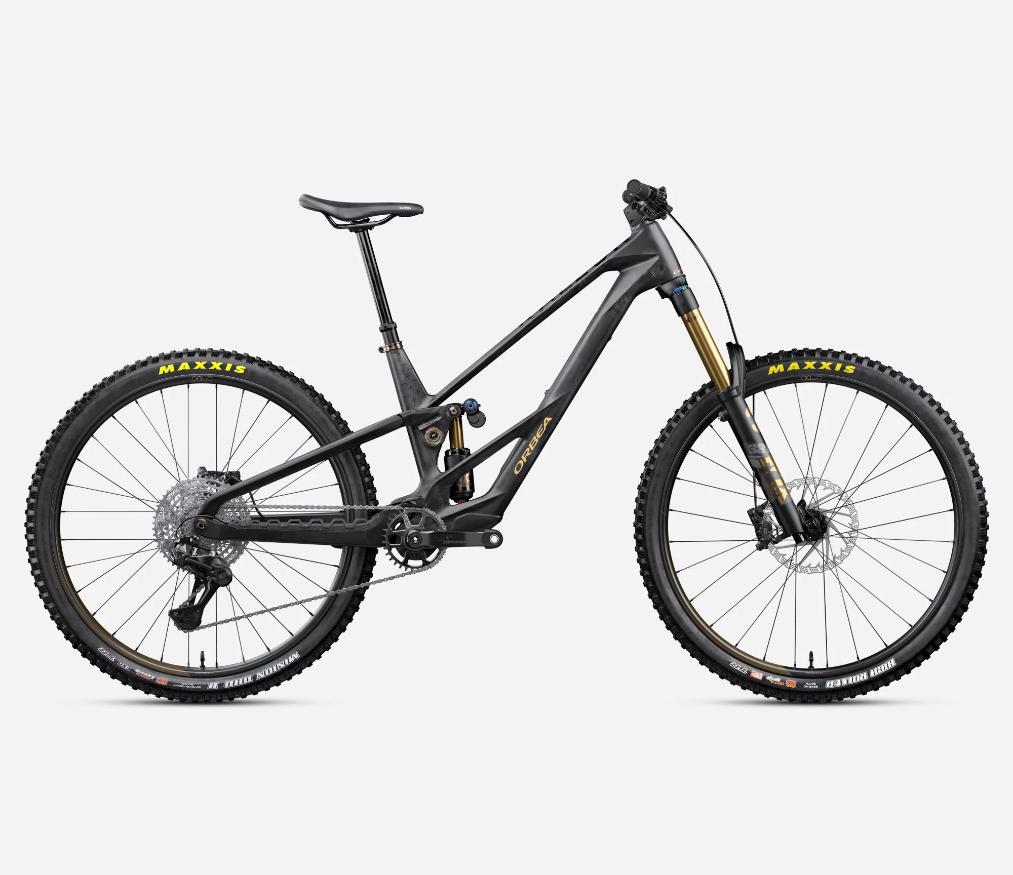 Orbea RALLON RS-TEAM (2027) - bicicletă electrică eMTB Trail - Fuel Carbon View | Magic Gold (Matt) - 162902