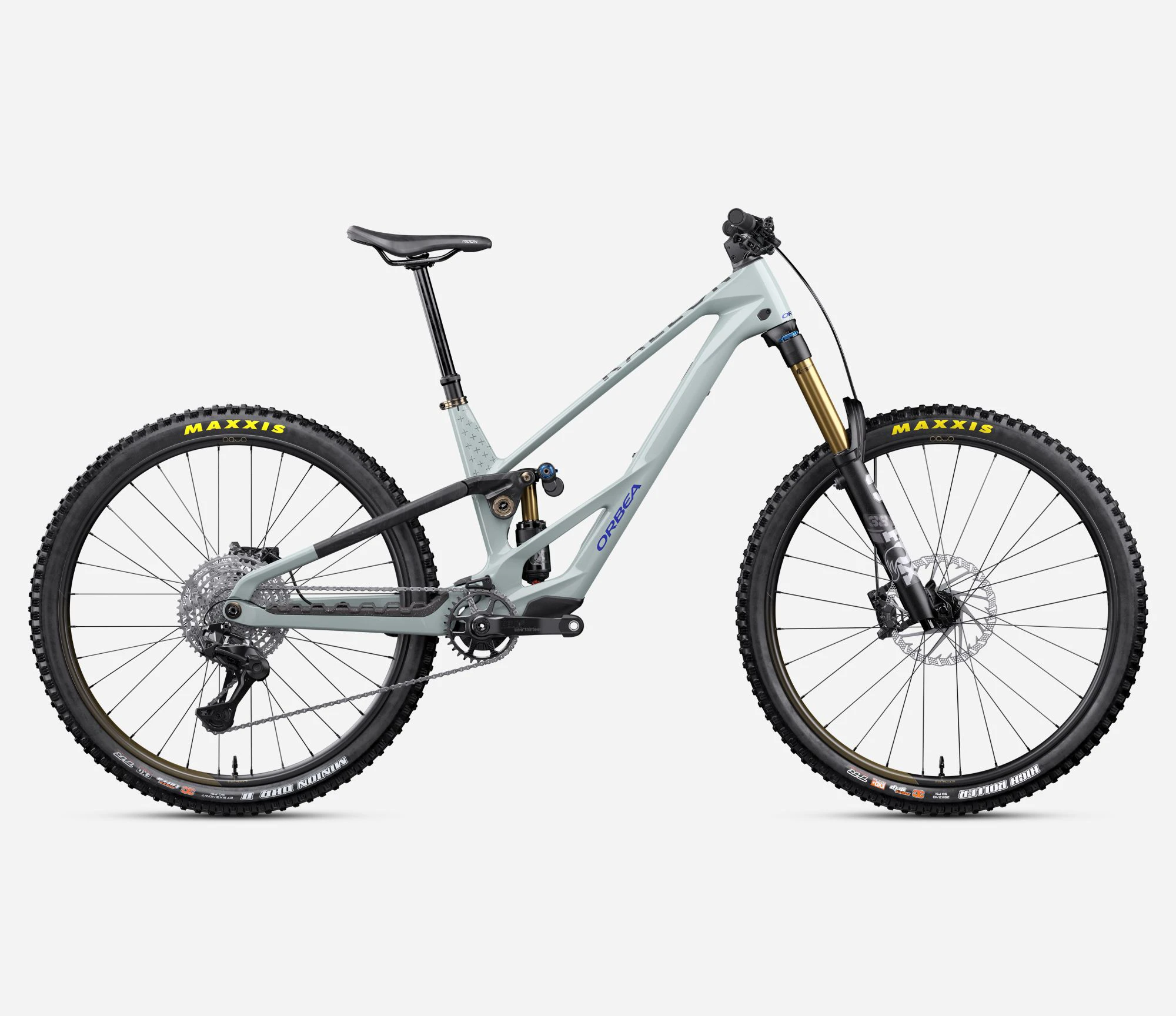 Orbea RALLON RS-TEAM (2027) - bicicletă electrică eMTB Trail - Frozen Concrete (Gloss) | Diamond C. View (Matt) - 162899