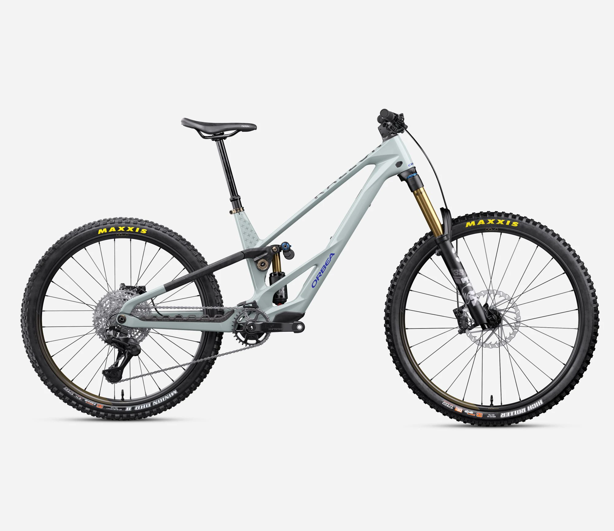 Orbea RALLON RS-TEAM MULLET (2027) - bicicletă electrică eMTB Trail - Frozen Concrete (Gloss) | Diamond C. View (Matt) - 162913