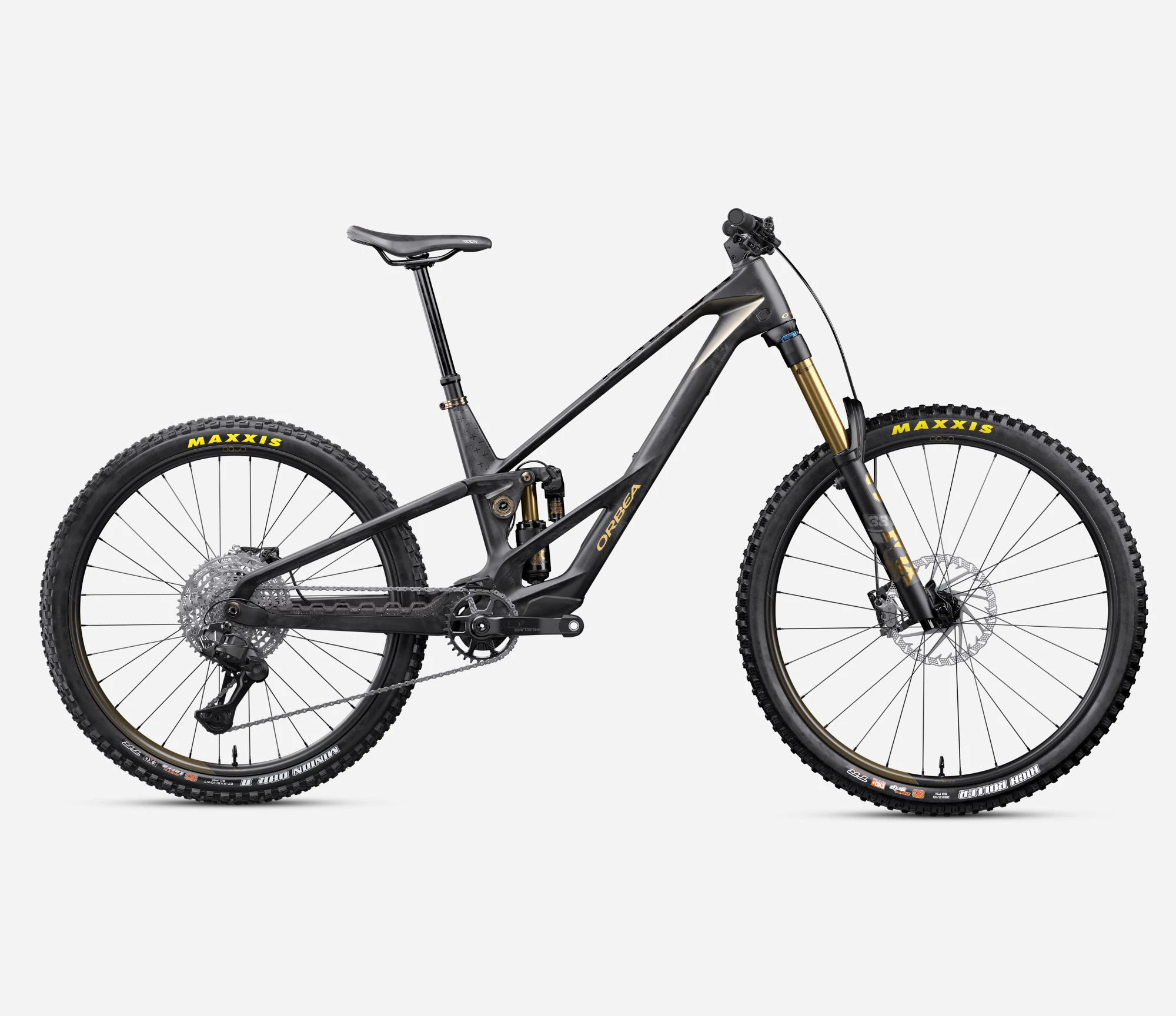 Orbea RALLON RS-LTD MULLET (2027) - bicicletă electrică eMTB Trail - Fuel Carbon View | Magic Gold (Matt) - 162924