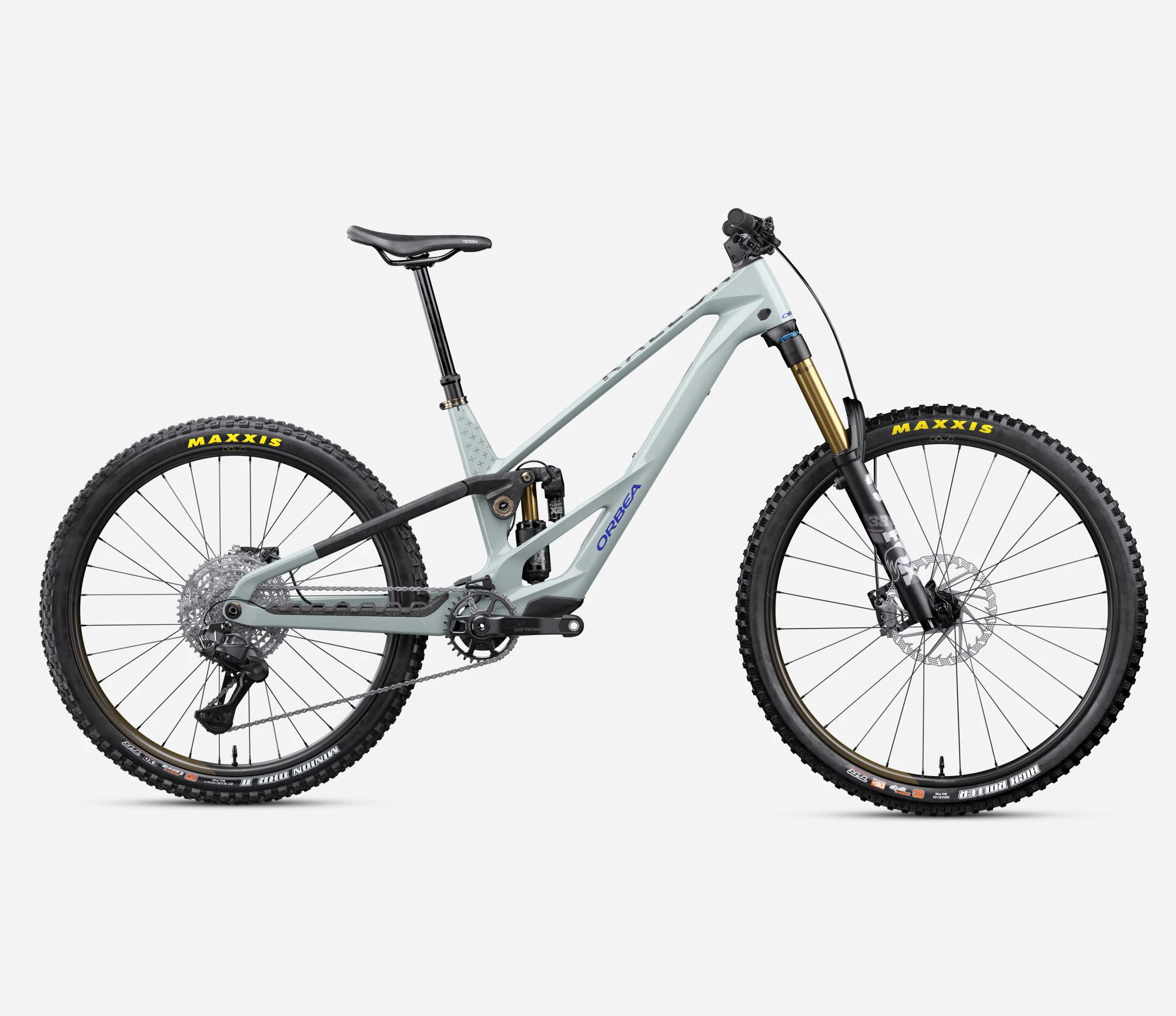 Orbea RALLON RS-LTD MULLET (2027) - bicicletă electrică eMTB Trail - Frozen Concrete (Gloss) | Diamond C. View (Matt) - 162923