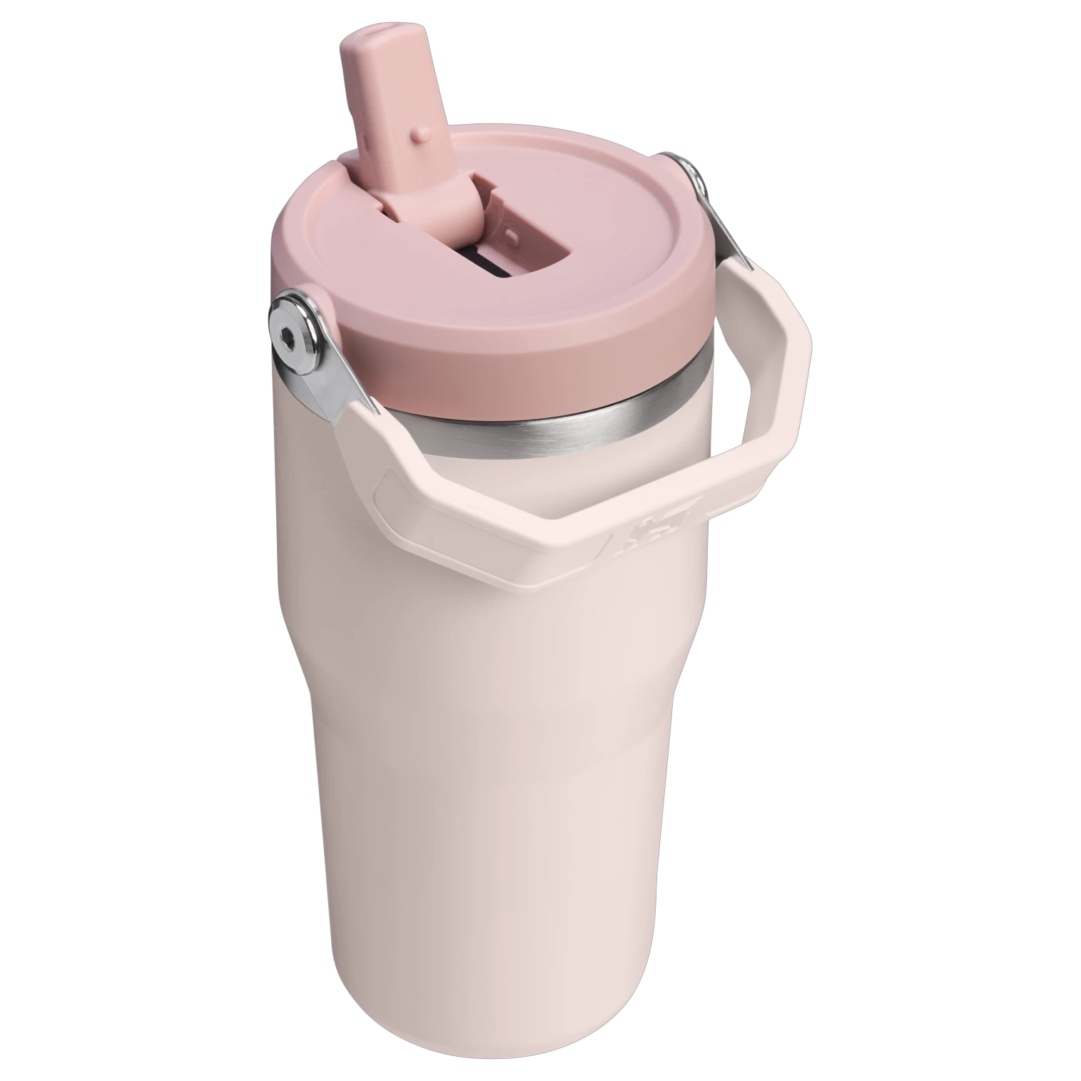 2. Stanley - termos tip sticla cu pai - IceFlow™ Flip Straw Tumbler - 0.6L - rose quart