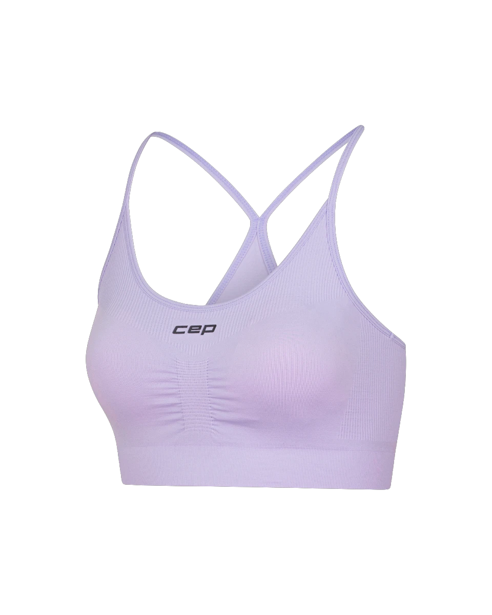 3. Bustieră alergare CEP Core Run Light Support Bra | susținere ușoară - lilac