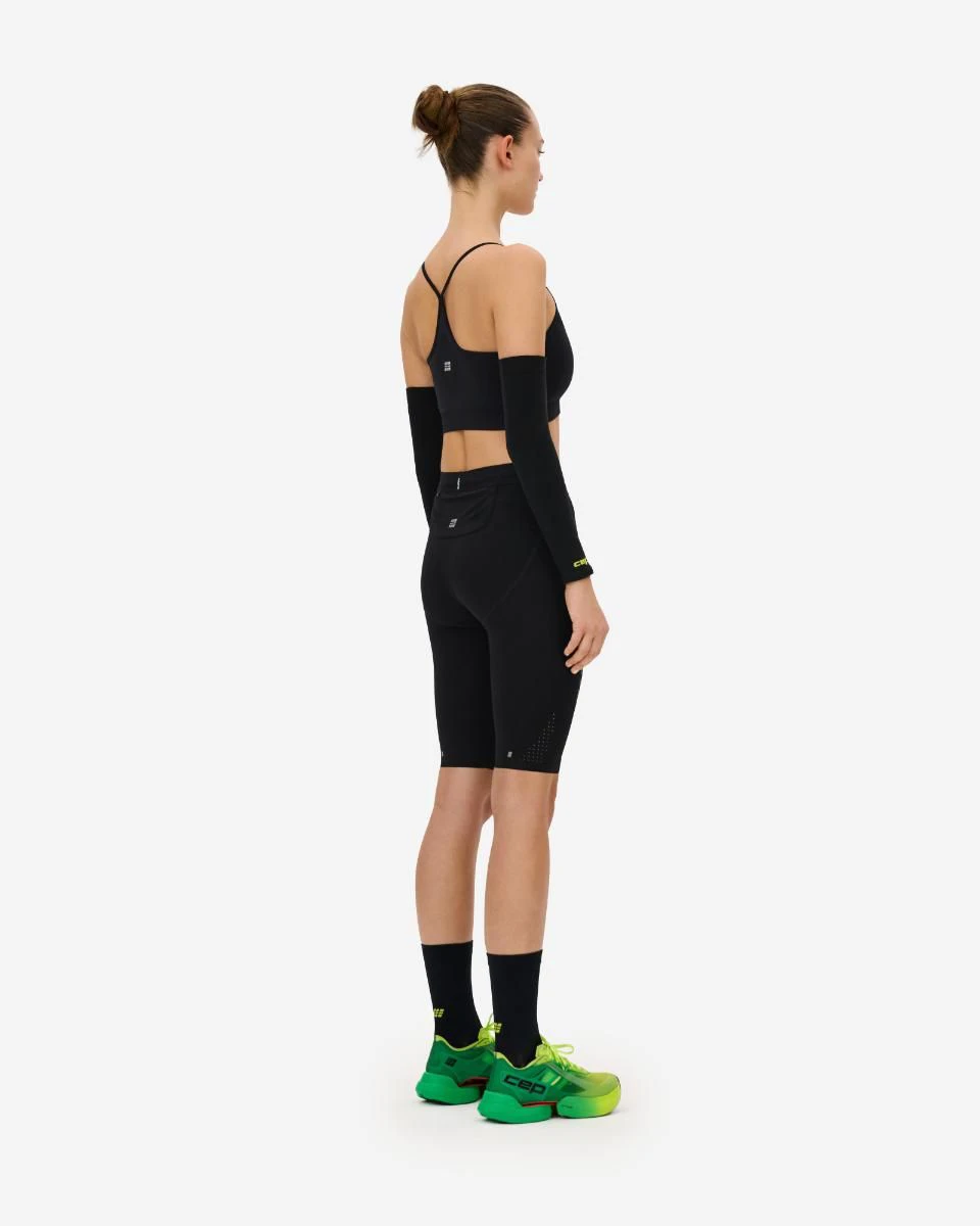 5. Bustieră alergare CEP Core Run Light Support Bra | susținere ușoară - black