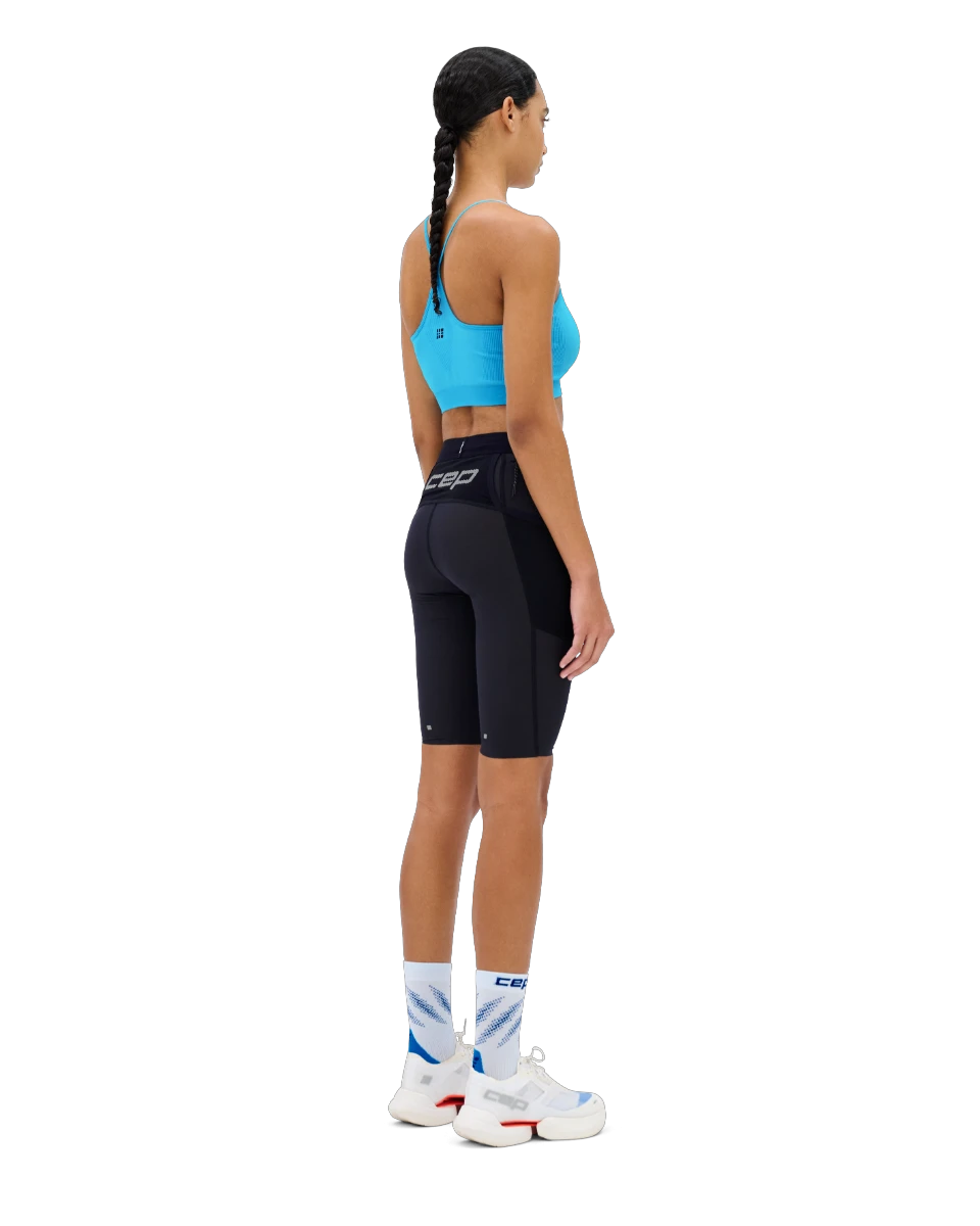 7. Bustieră alergare CEP Core Run Light Support Bra | susținere ușoară - light blue
