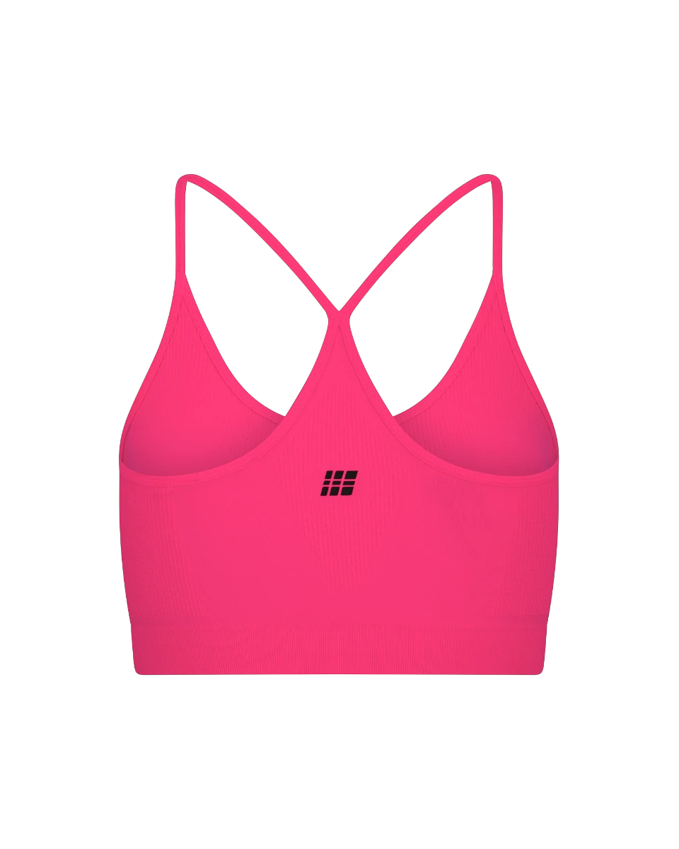 2. Bustieră alergare CEP Core Run Light Support Bra | susținere ușoară - pink