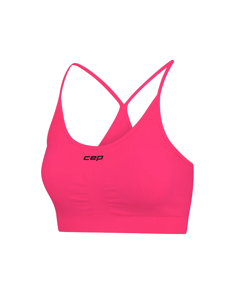 3. Bustieră alergare CEP Core Run Light Support Bra | susținere ușoară - pink