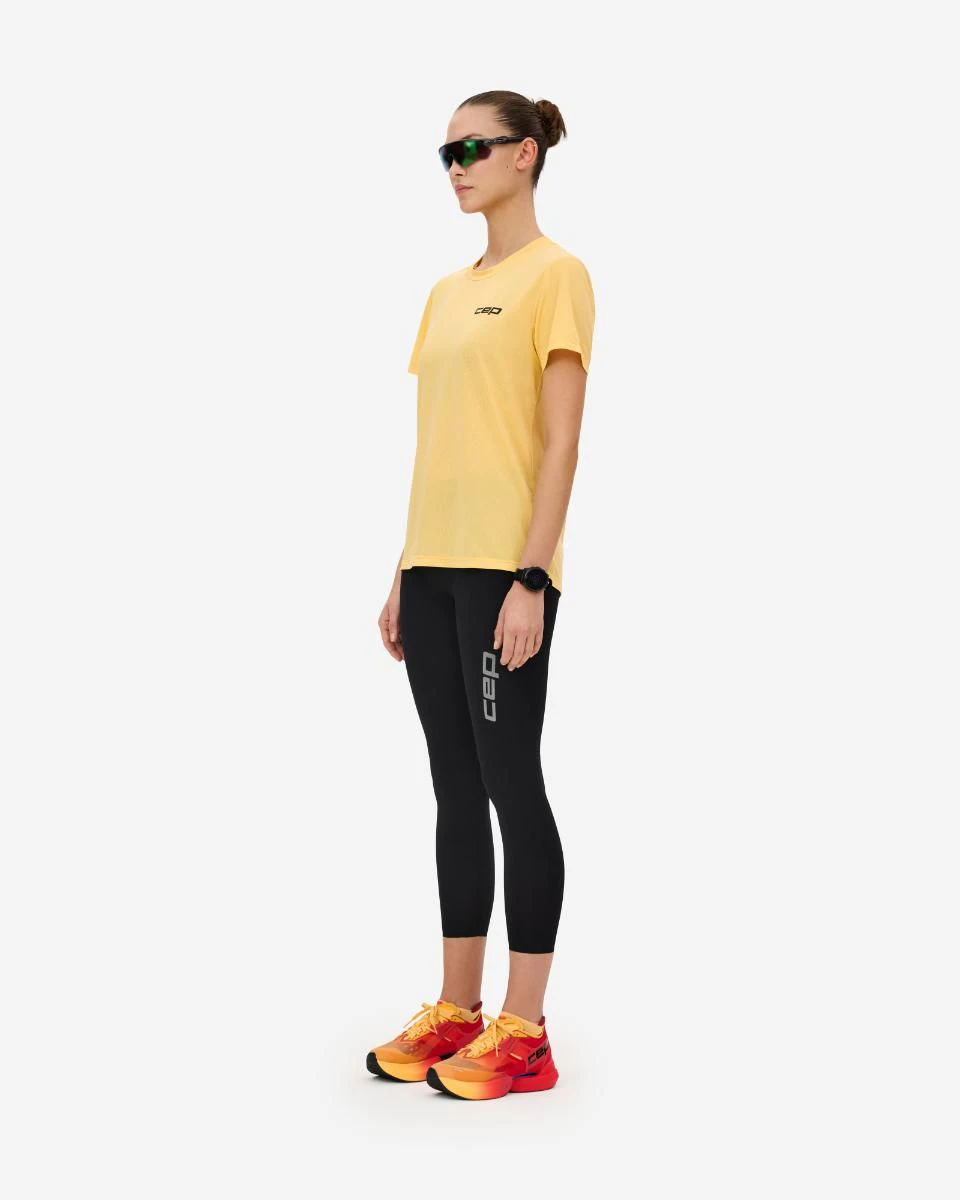 8. Colanti alergare CEP Pro Run Ultralight 7/8 - compresie performanta - black