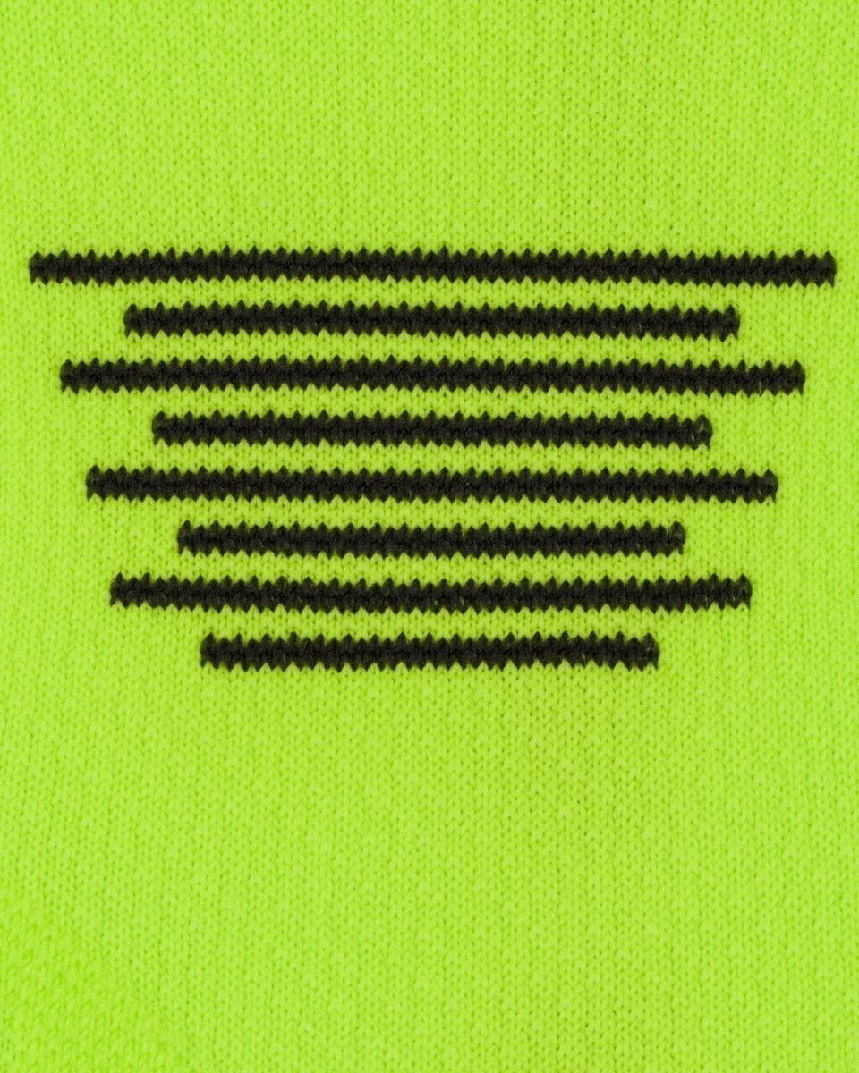 6. Șosete compresie alergare CEP Run 5.0 Low Cut - lime/negru | recuperare îmbunătățită