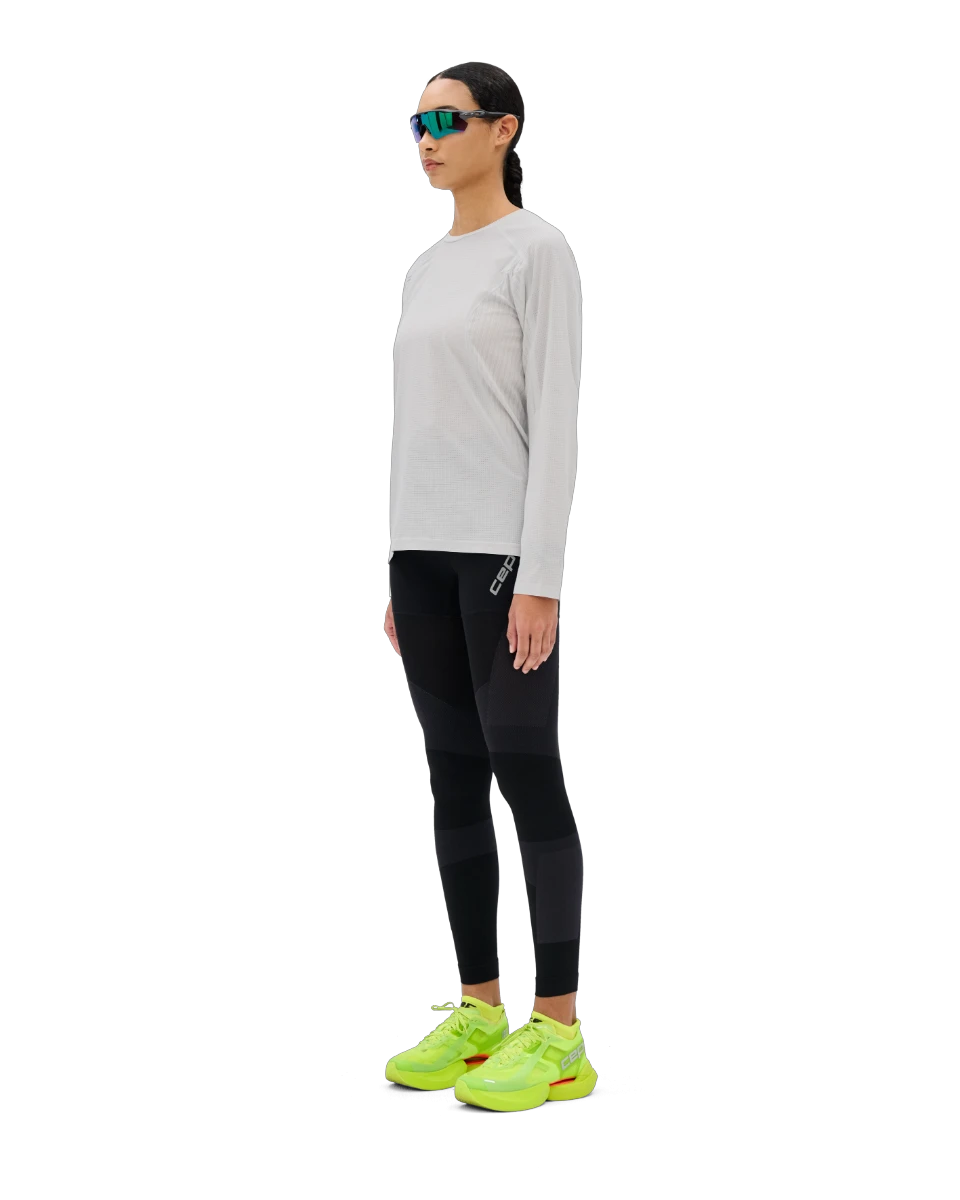 5. Colanti compresie alergare CEP Pro Run 3D W | tehnologie germană - black