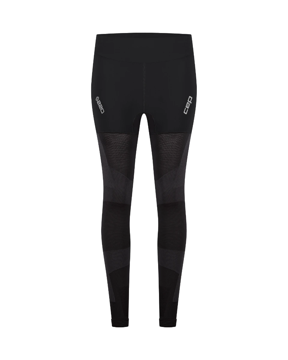 Colanti compresie alergare CEP Pro Run 3D W | tehnologie germană - black - 166045