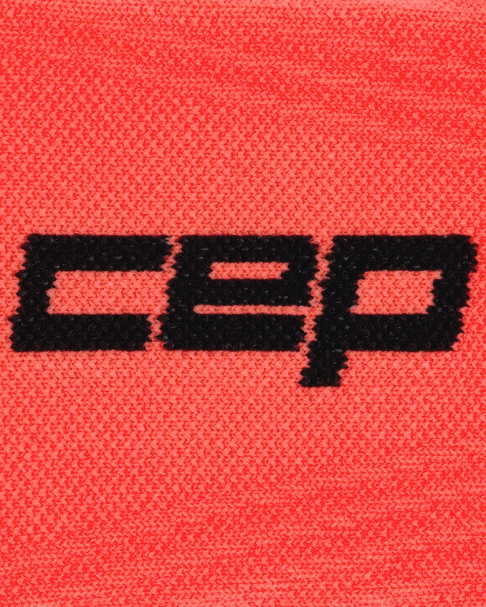 3. Manșete Alergare CEP Core Run | Absorbție Transpirație - coral neon