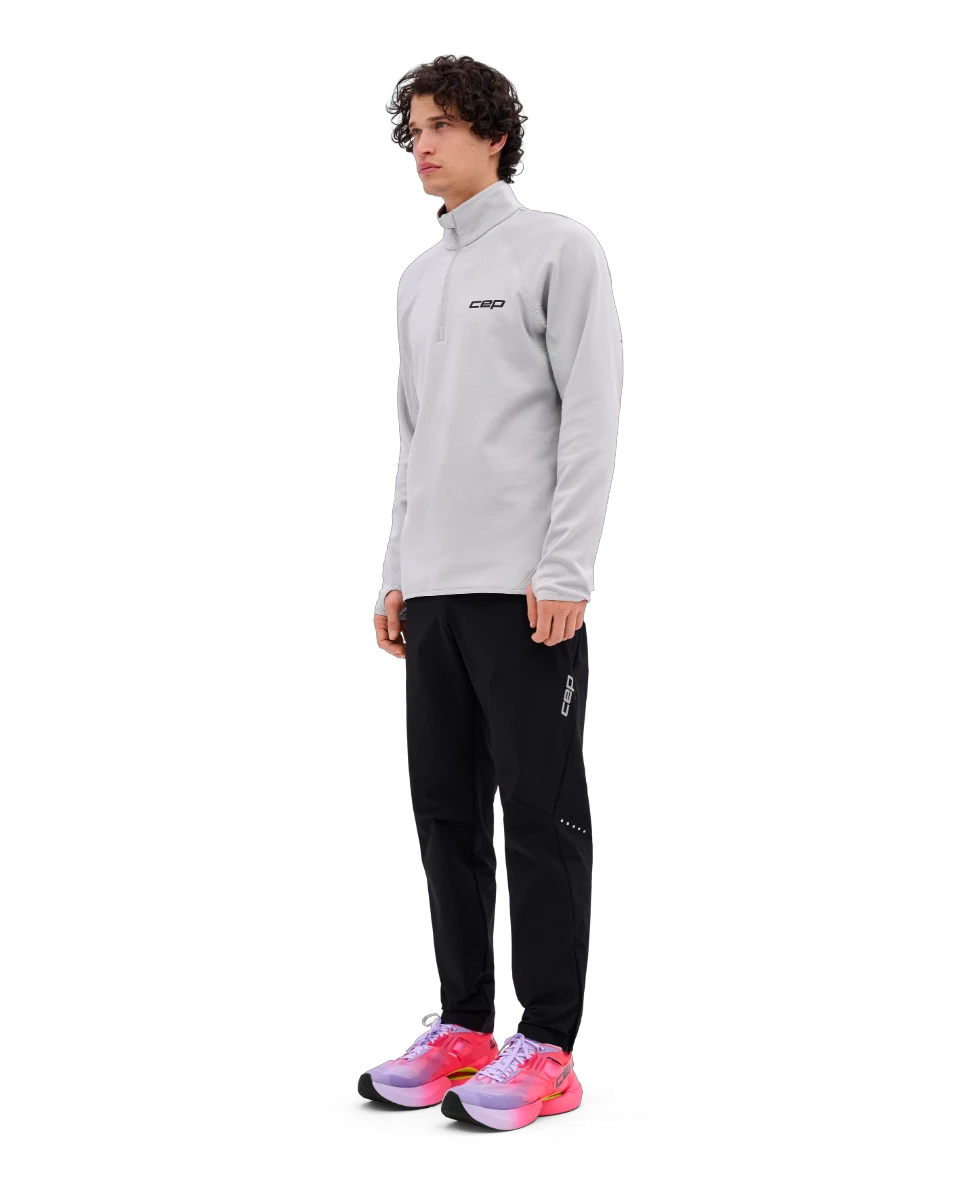 5. Pantaloni alergare CEP Core Run - negru | impermeabili iarnă