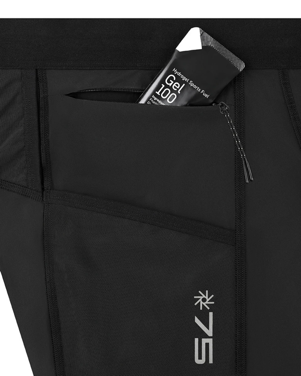 8. Pantaloni scurți alergare CEP Pro Run Ultralight Cargo | compresie ușoară - black