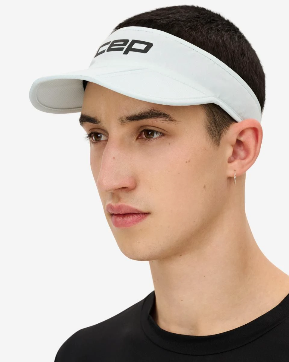 8. Cozoroc alergare CEP Core Run pliabil - alb | moisture-wicking