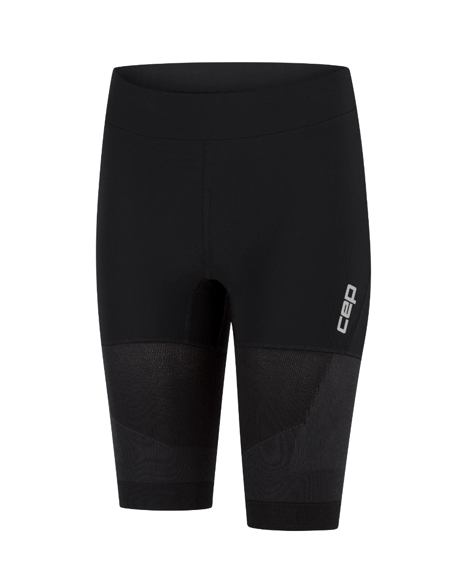 3. Pantaloni scurți alergare CEP Pro Run 3D Compression - compresie performanță - black