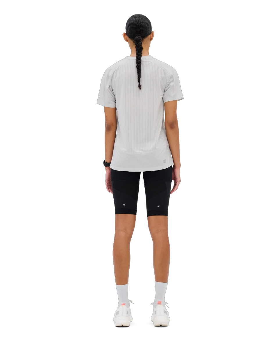 6. Pantaloni scurți alergare CEP Pro Run 3D Compression - compresie performanță - black