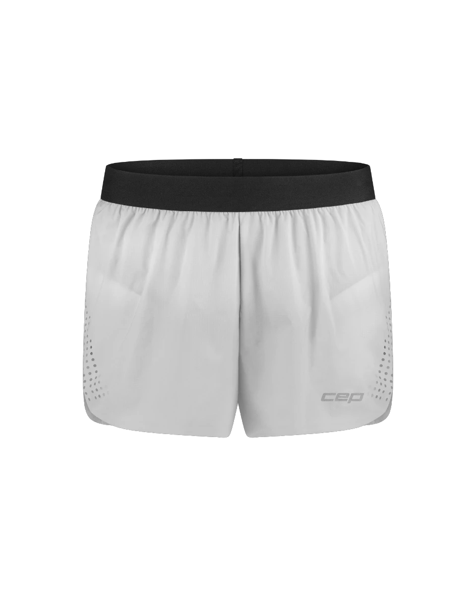 Pantaloni scurți alergare CEP Pro Run Ultralight W - gri deschis | ultraușori - 166830