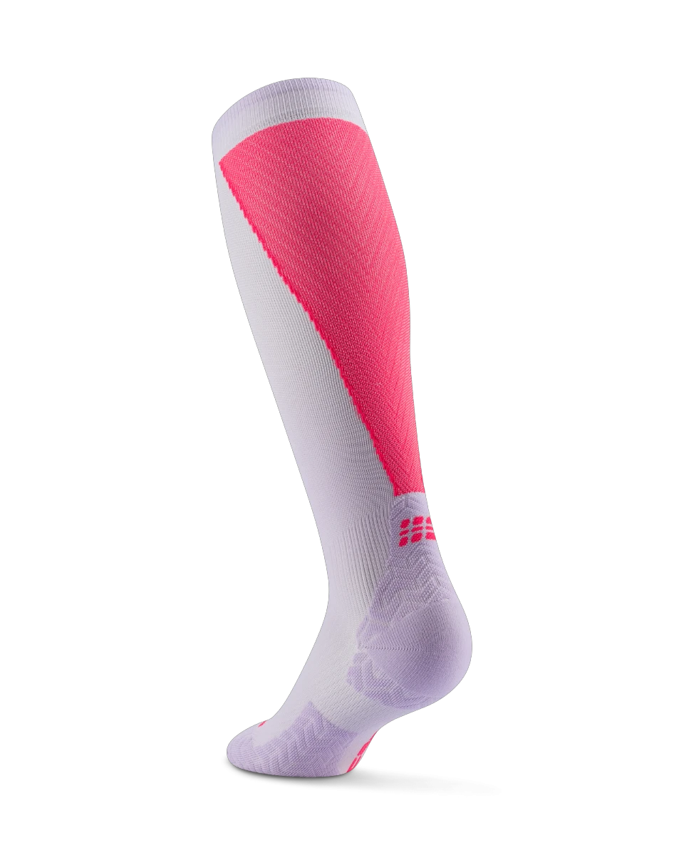 2. Șosete compresie înalte CEP Run Ultralight 4.0 femei - lila/roz